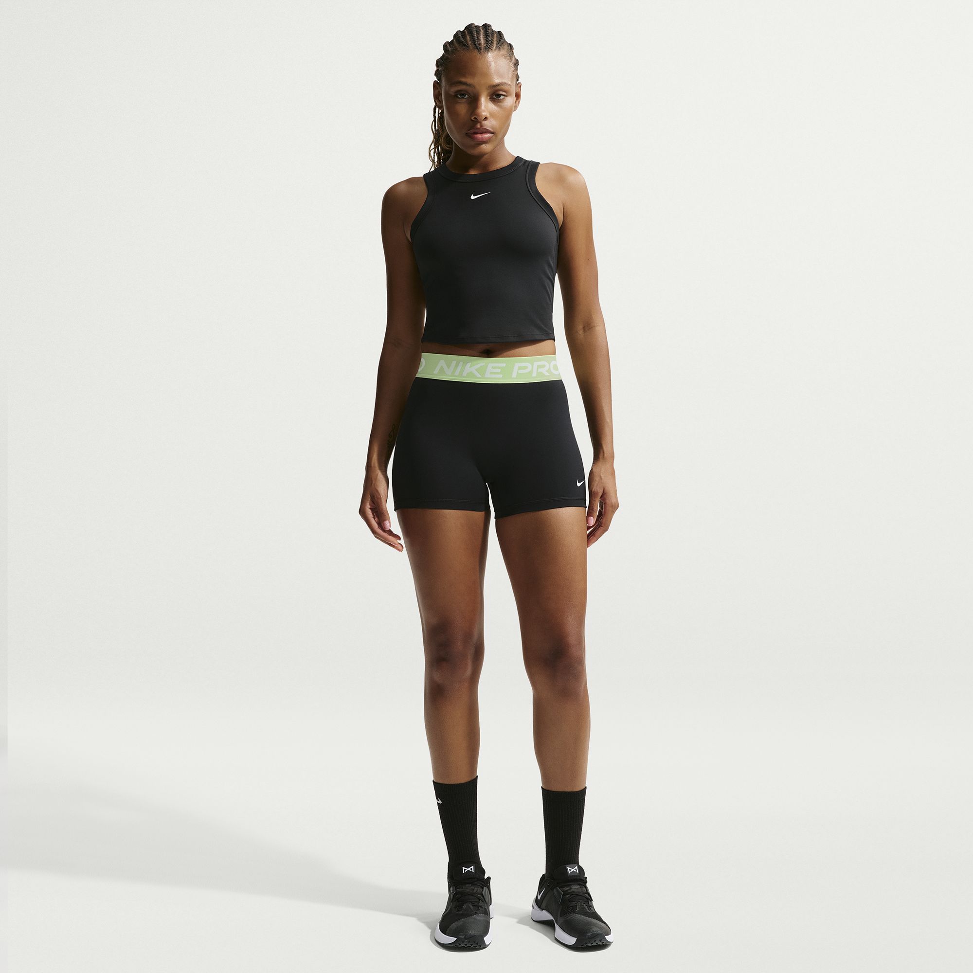 Nike Women's Pro Mid-Rise 3" Bike Shorts With No Front Seam