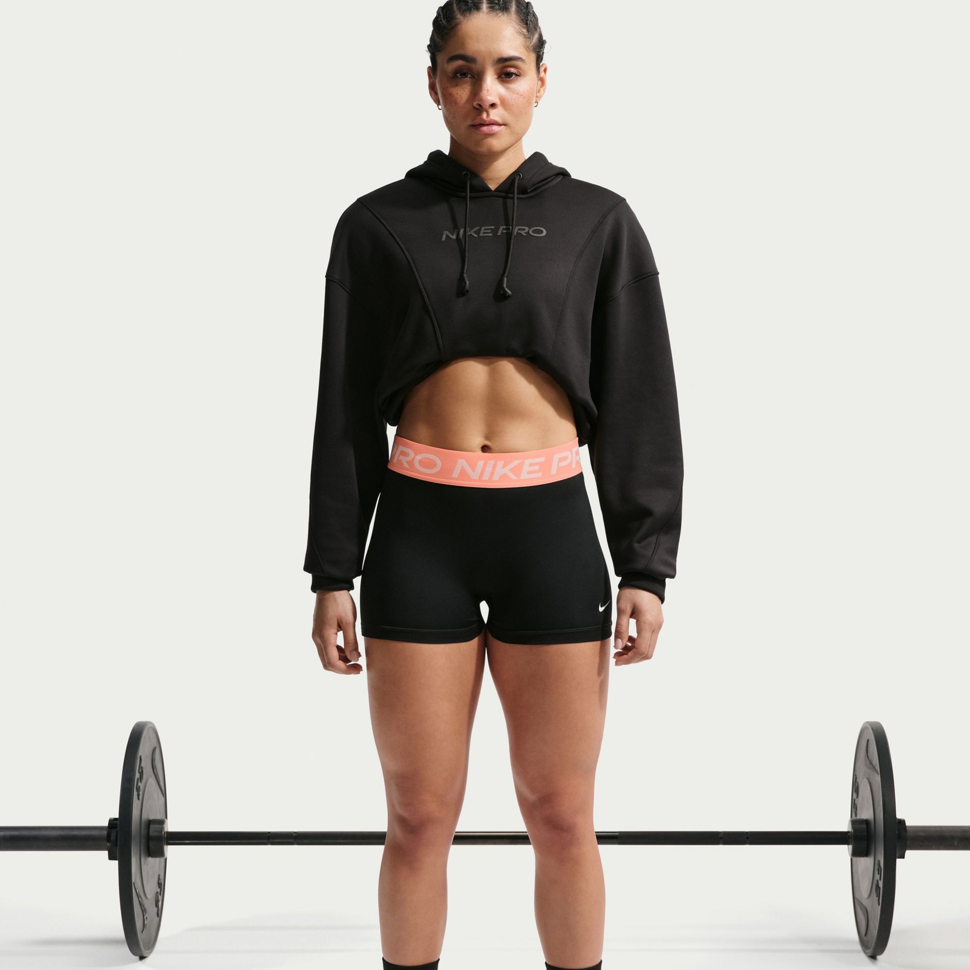 Nike Women's Pro Mid-Rise 3" Bike Shorts With No Front Seam