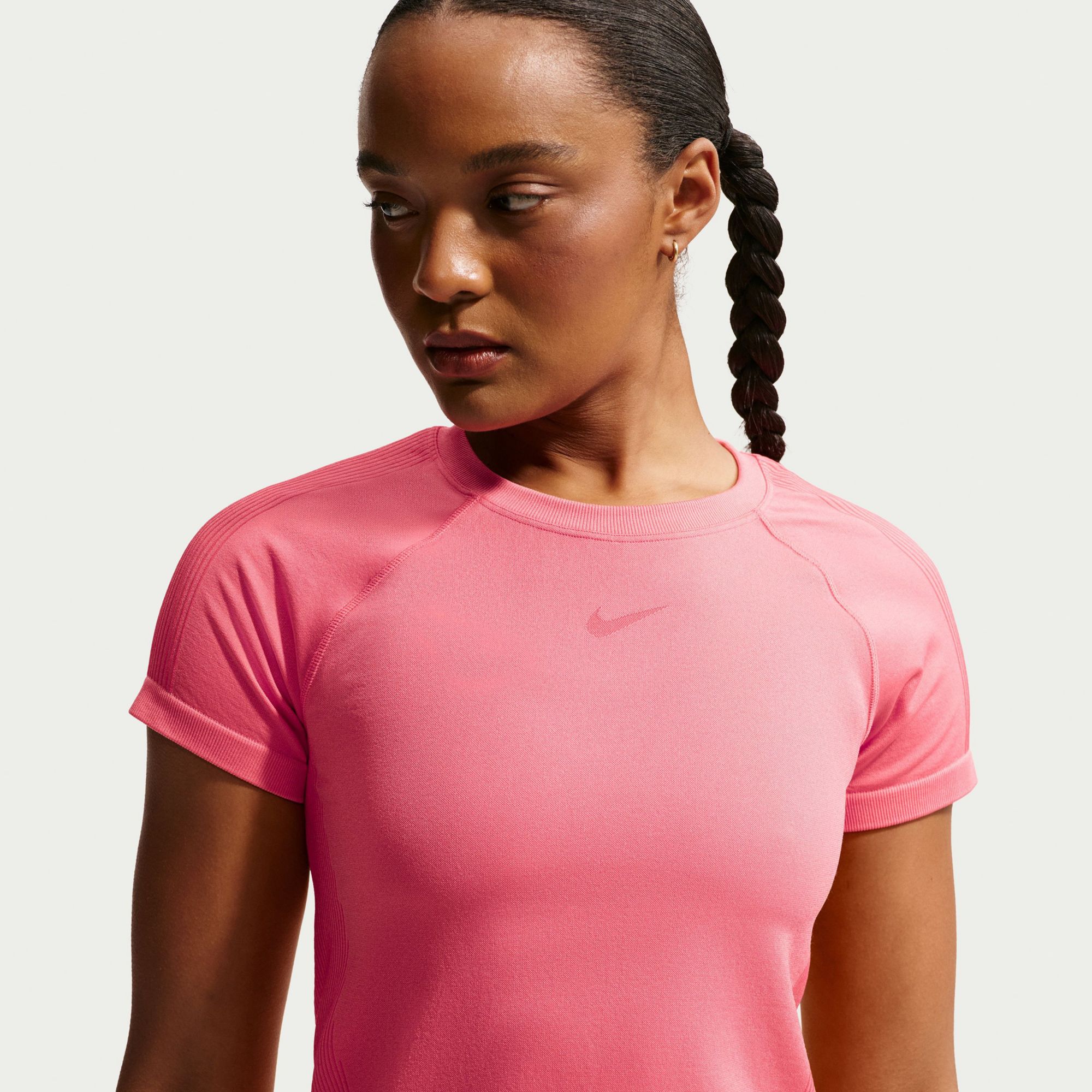 Nike Women's Pro Seamless Dri-FIT Short-Sleeve Top