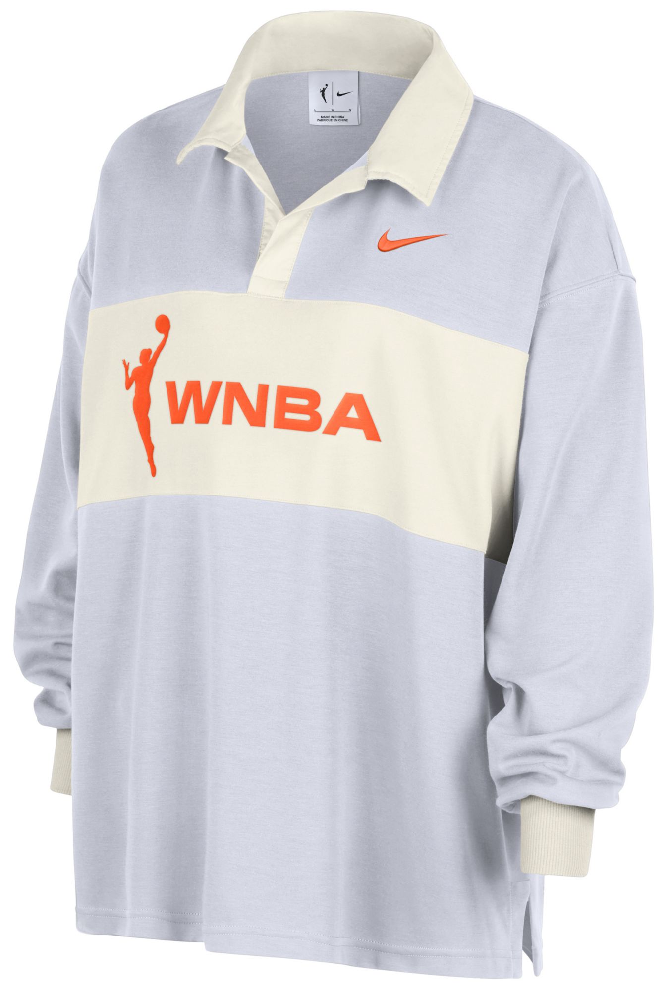Nike Women's Team 13 Essential WNBA Oversized Long-Sleeve Polo