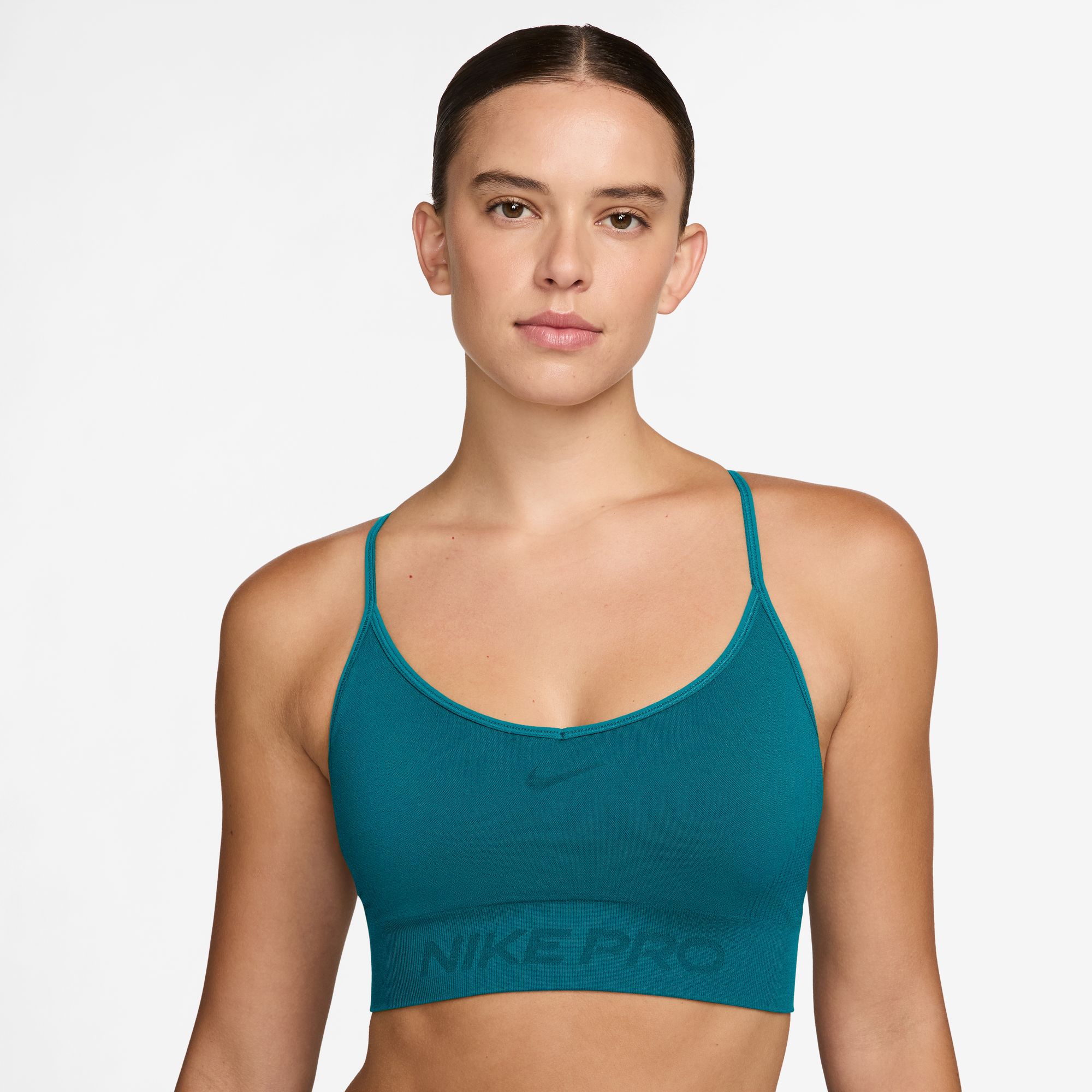 Nike Women's Pro Seamless Light-Support Padded Sports Bra