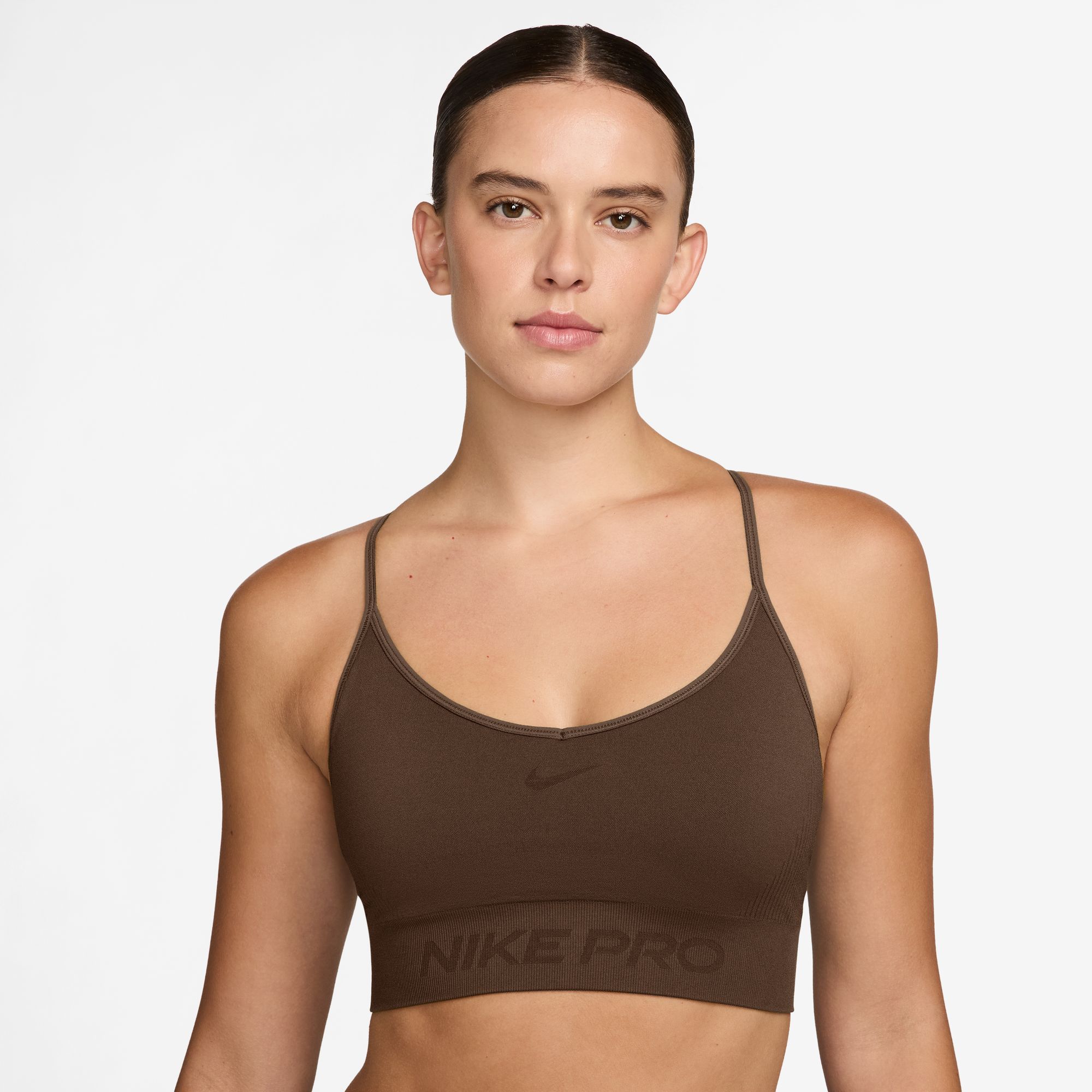 Nike Women's Pro Seamless Light-Support Padded Sports Bra