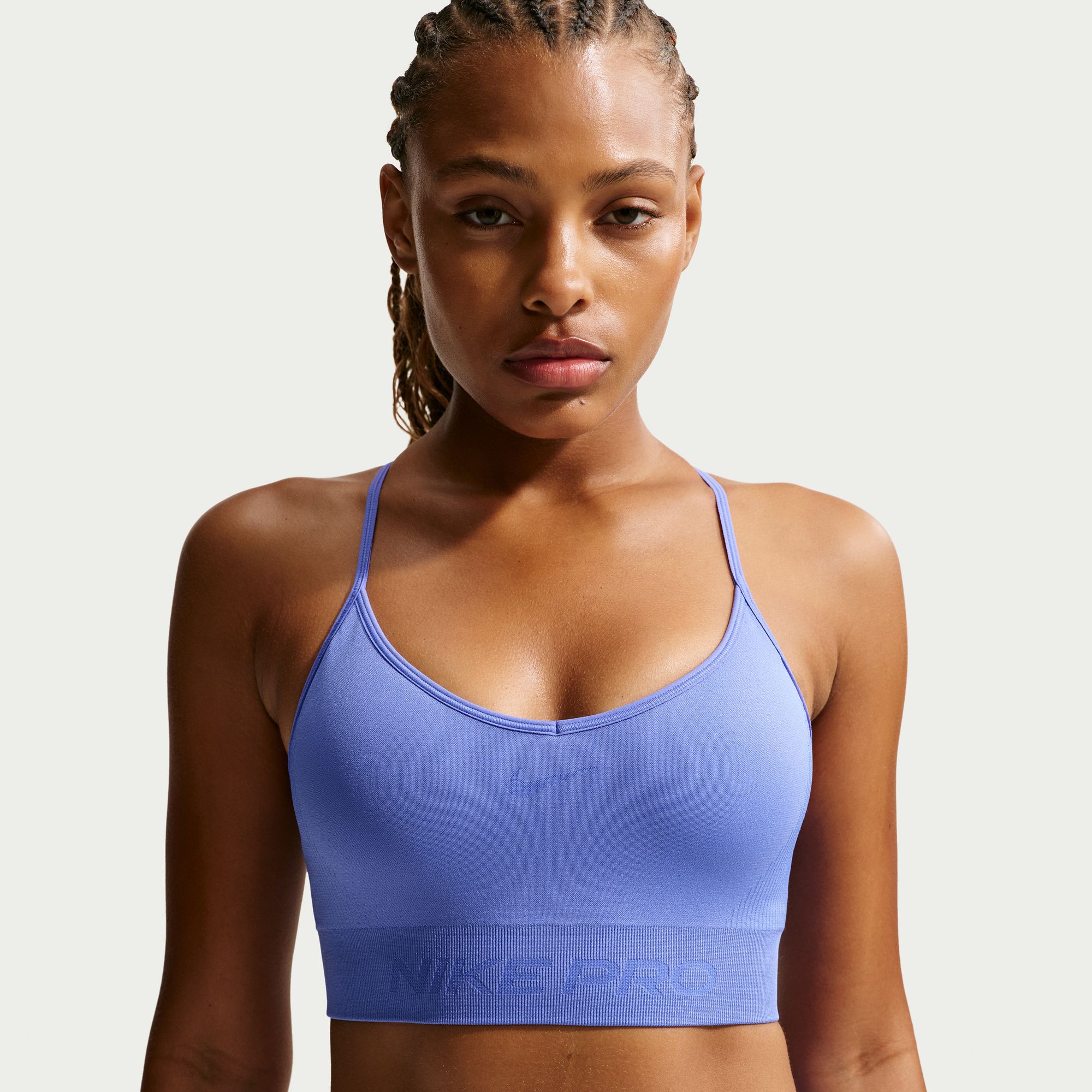 Nike Women's Pro Seamless Light-Support Padded Sports Bra