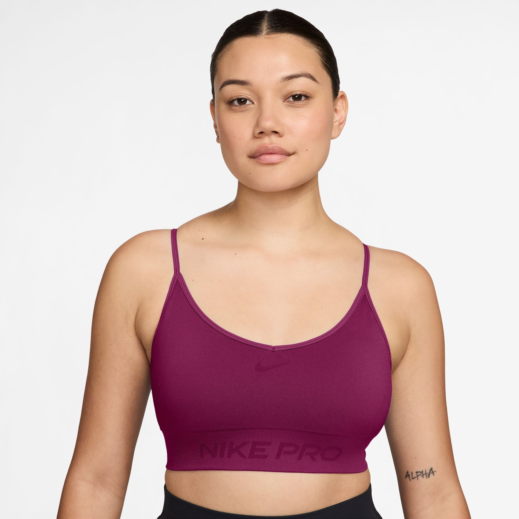 Nike Women's Pro Seamless Light-Support Padded Sports Bra