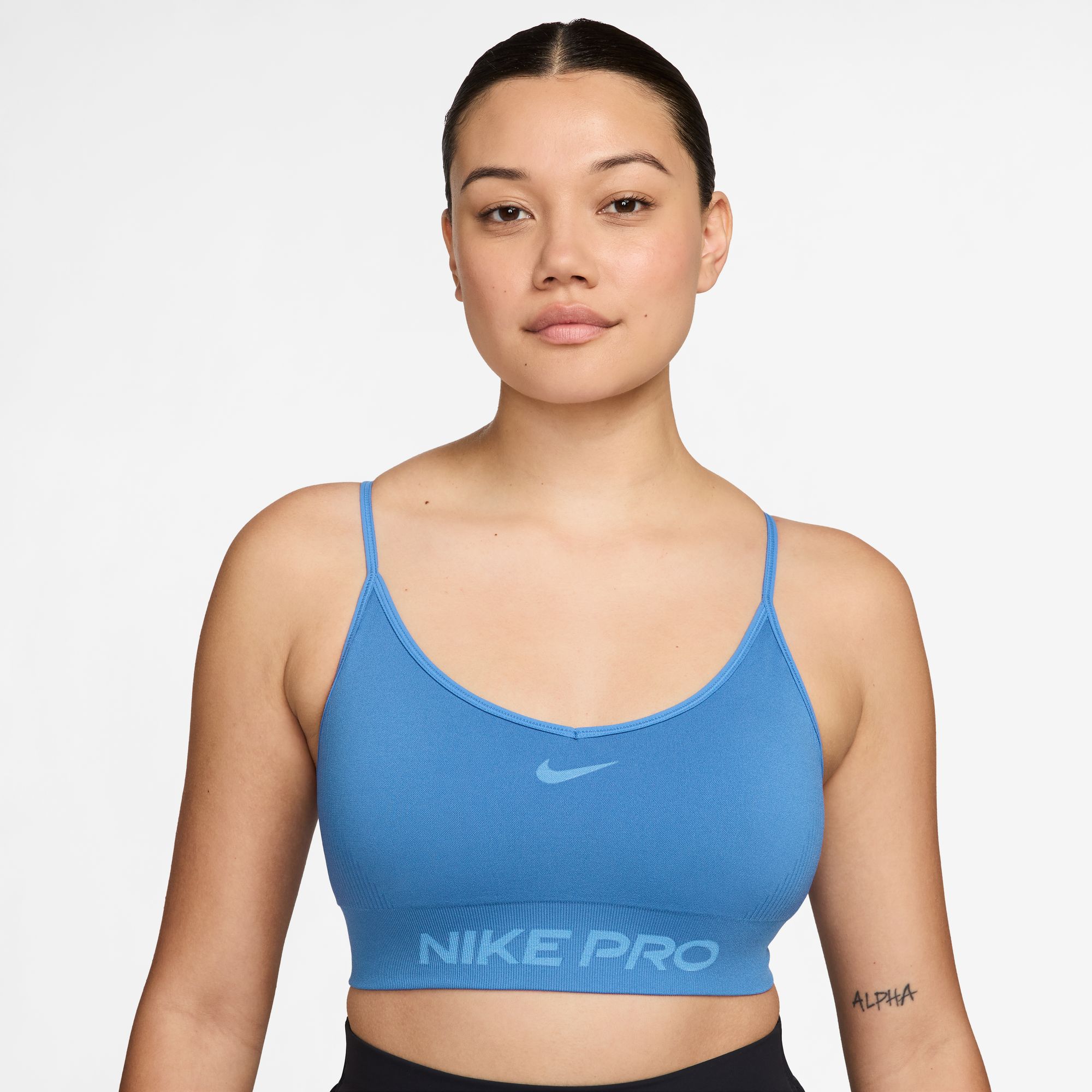 Nike Women's Pro Seamless Light-Support Padded Sports Bra