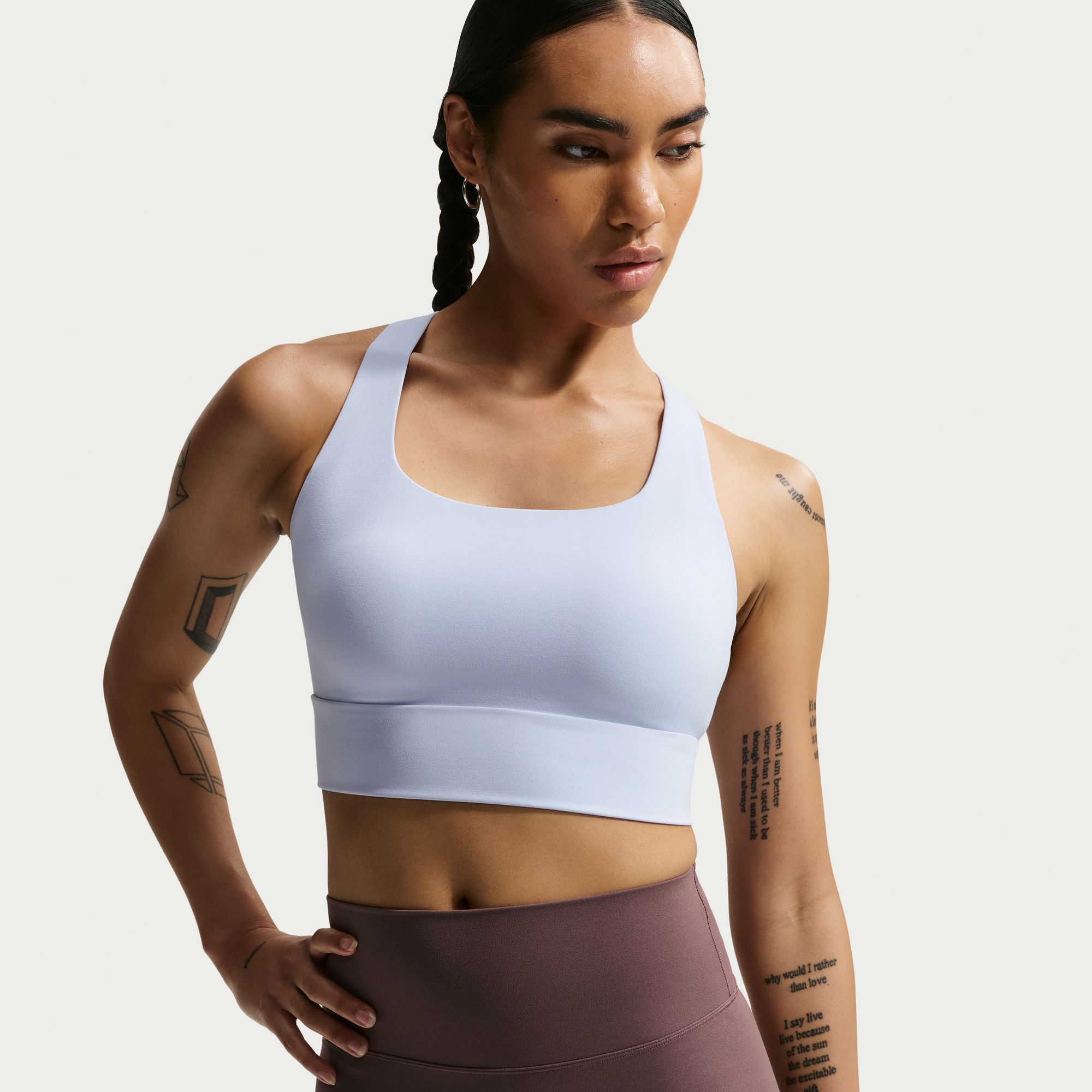 Nike Women's Zenvy Light-Support Padded Longline Sports Bra