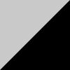 Metallic Silver/Black