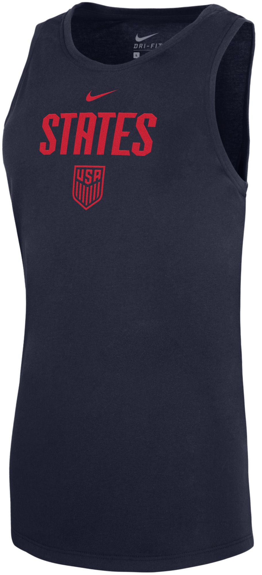 Nike Women's USMNT Navy World Cup 2026 Women's States Swoosh Throwback Tank