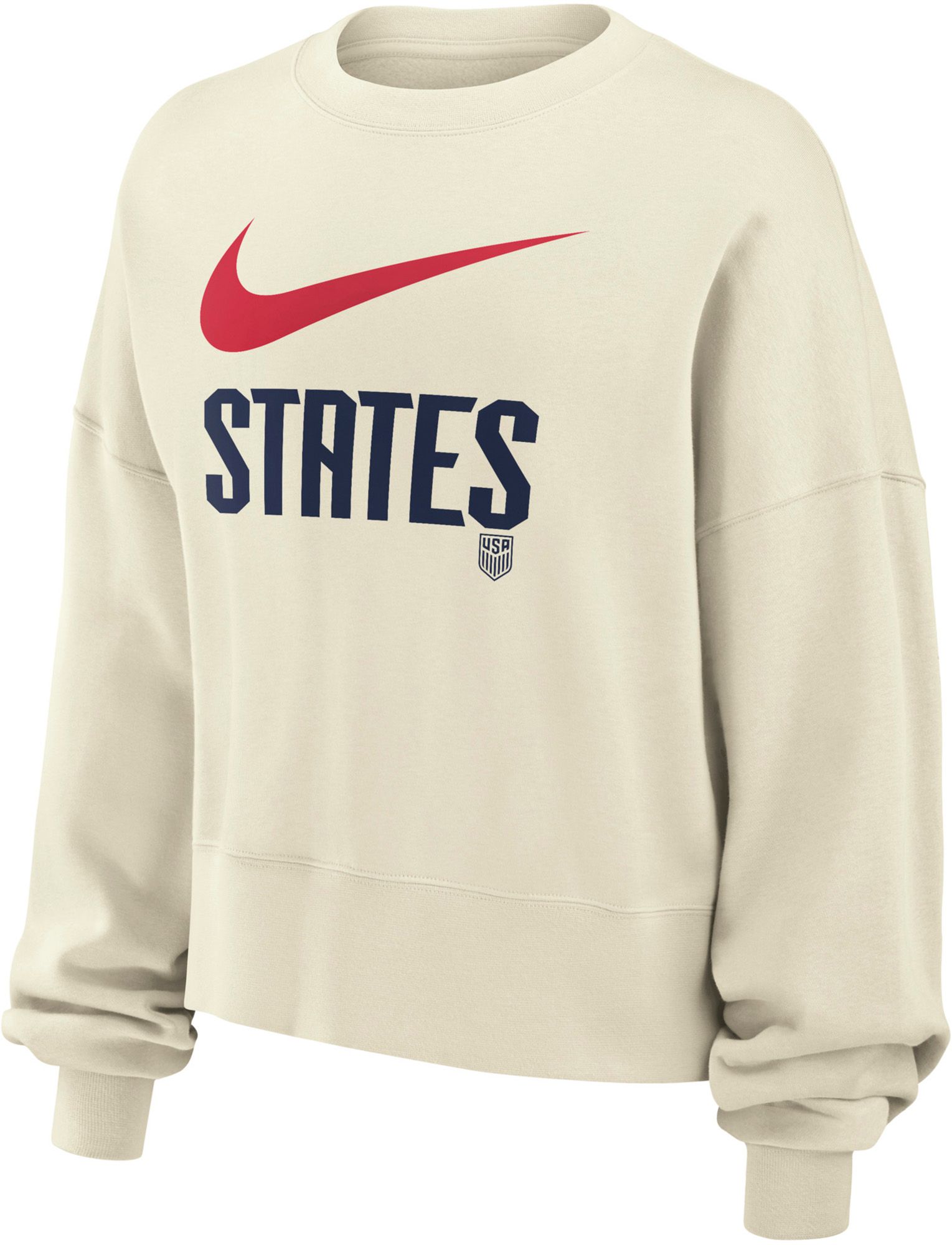 Nike Women's USMNT Offwhite State Phoenix Oversized Crewneck Sweatshirt