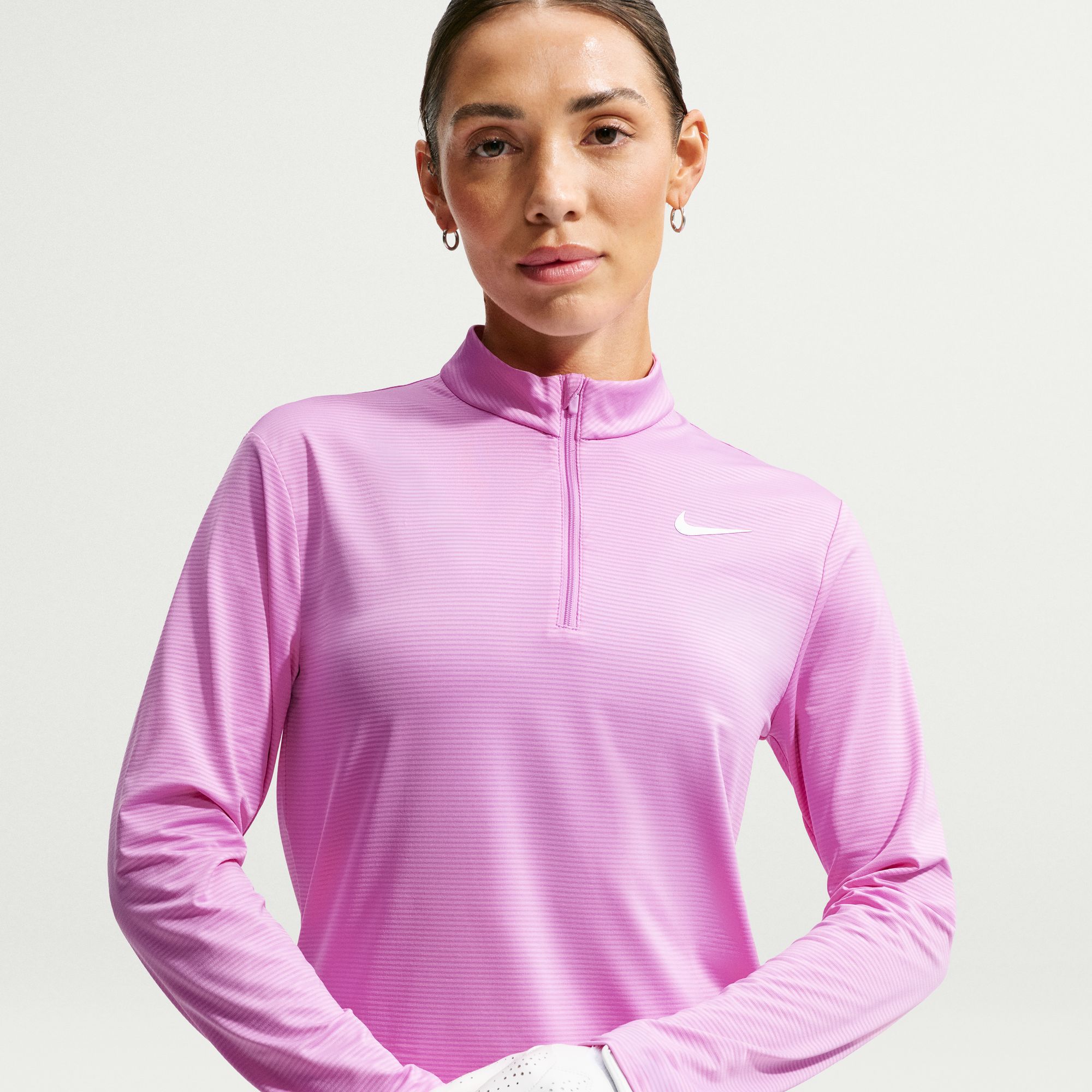 Nike Women's Victory Dri-FIT UV Protection ¼ Zip Golf Shirt