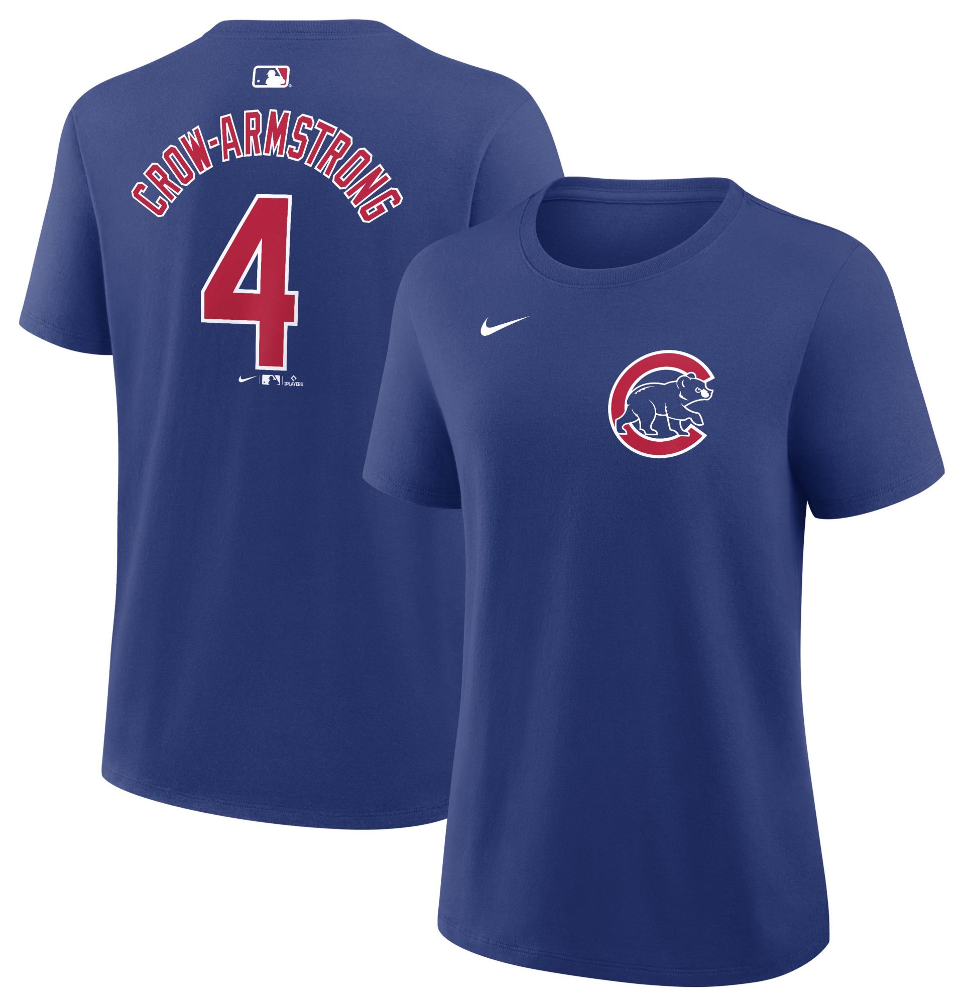 Nike Women's Chicago Cubs Pete Crow Armstrong #4 Blue T-Shirt