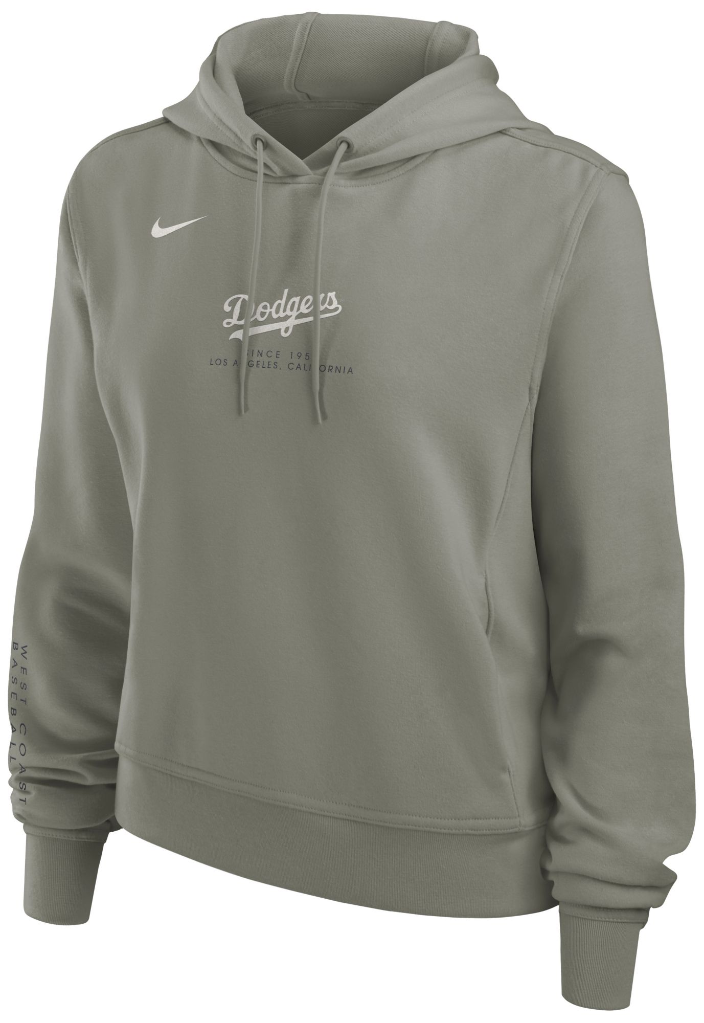 Nike Women's Los Angeles Dodgers Gray Primary Statement Hoodie