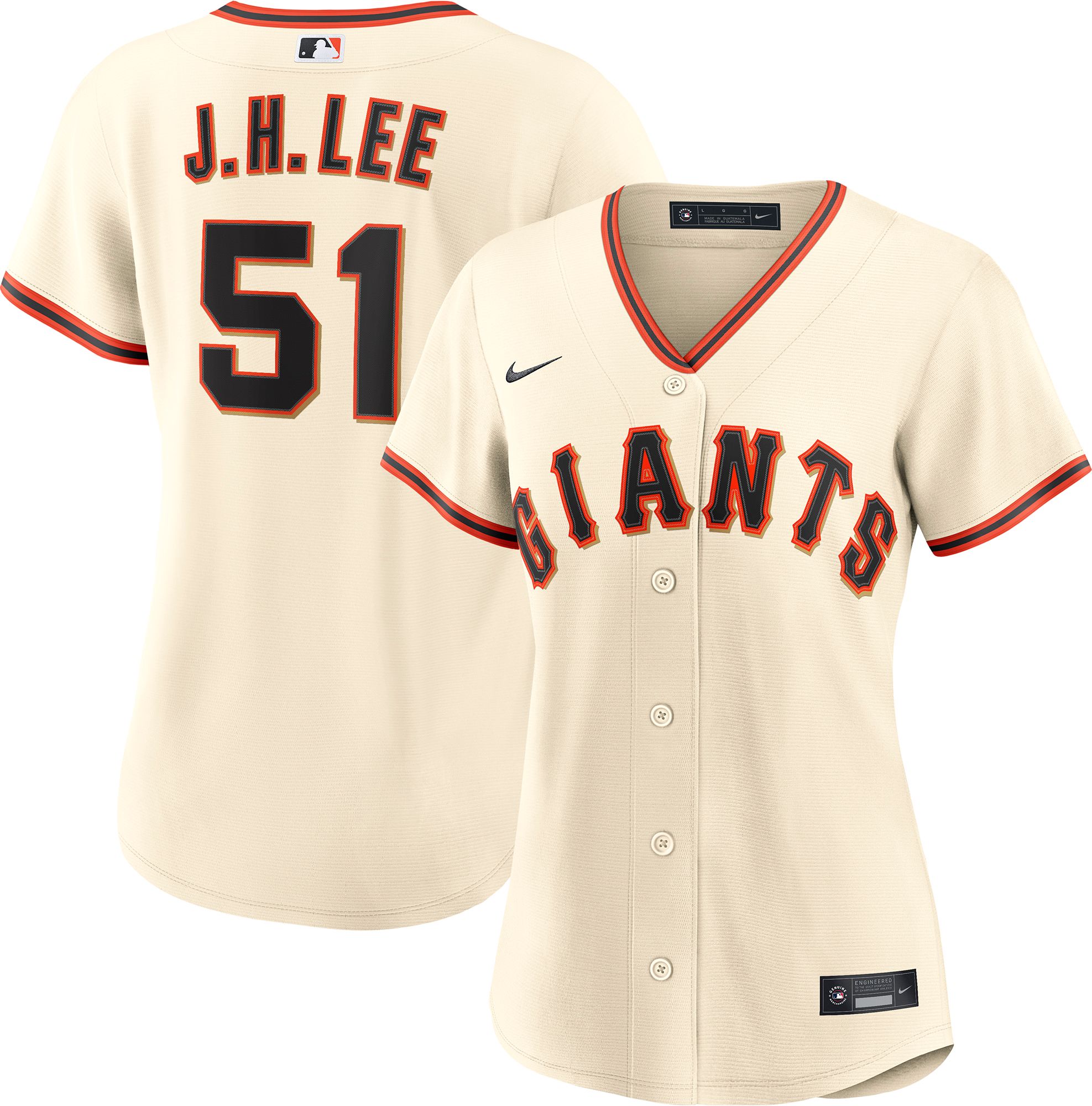 Nike Women's San Francisco Giants Jung Hoo Lee #51 Replica Home Jersey