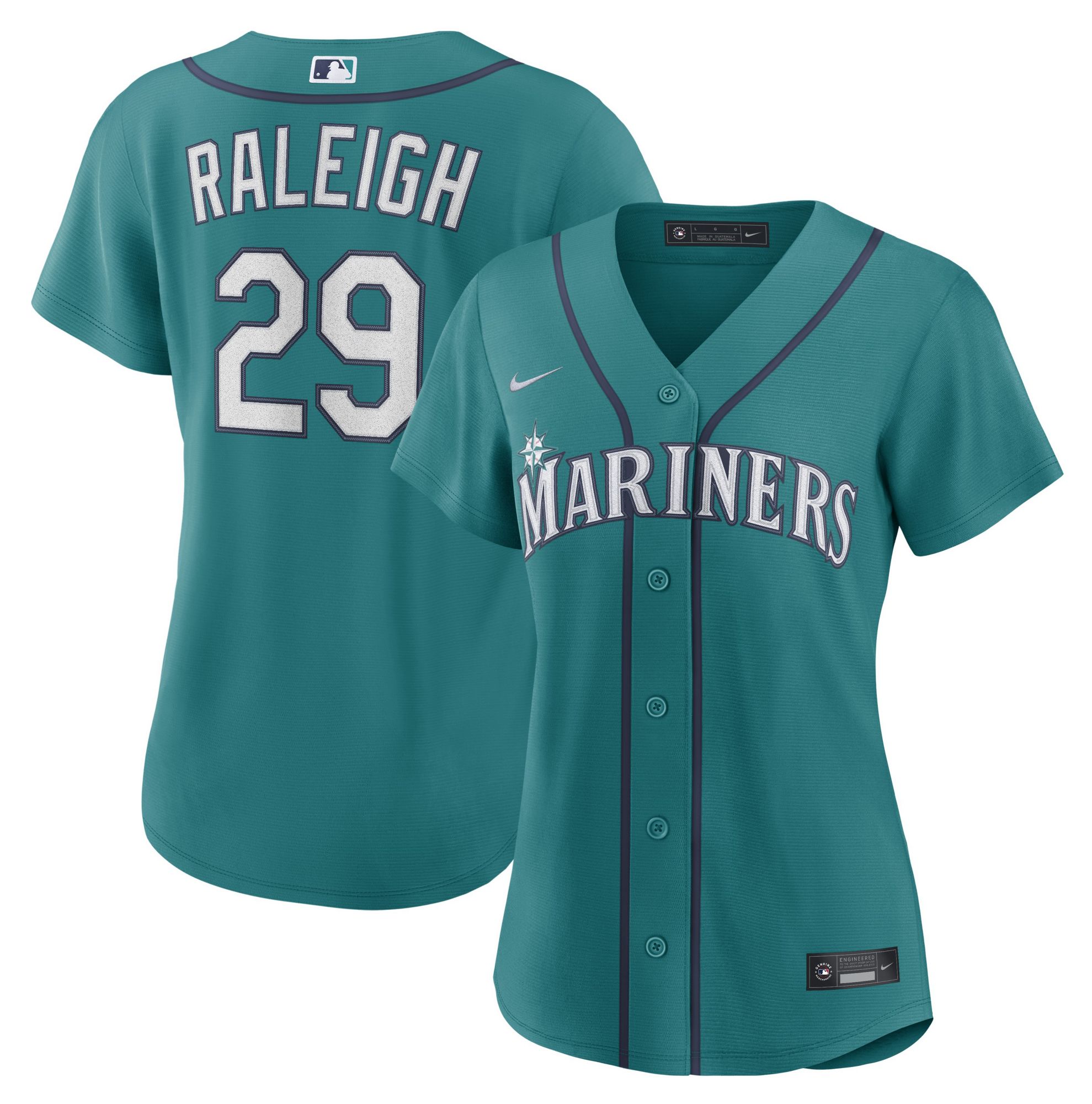 Nike Women's Seattle Mariners Cal Raleigh #29 Green Alternate Replica Jersey