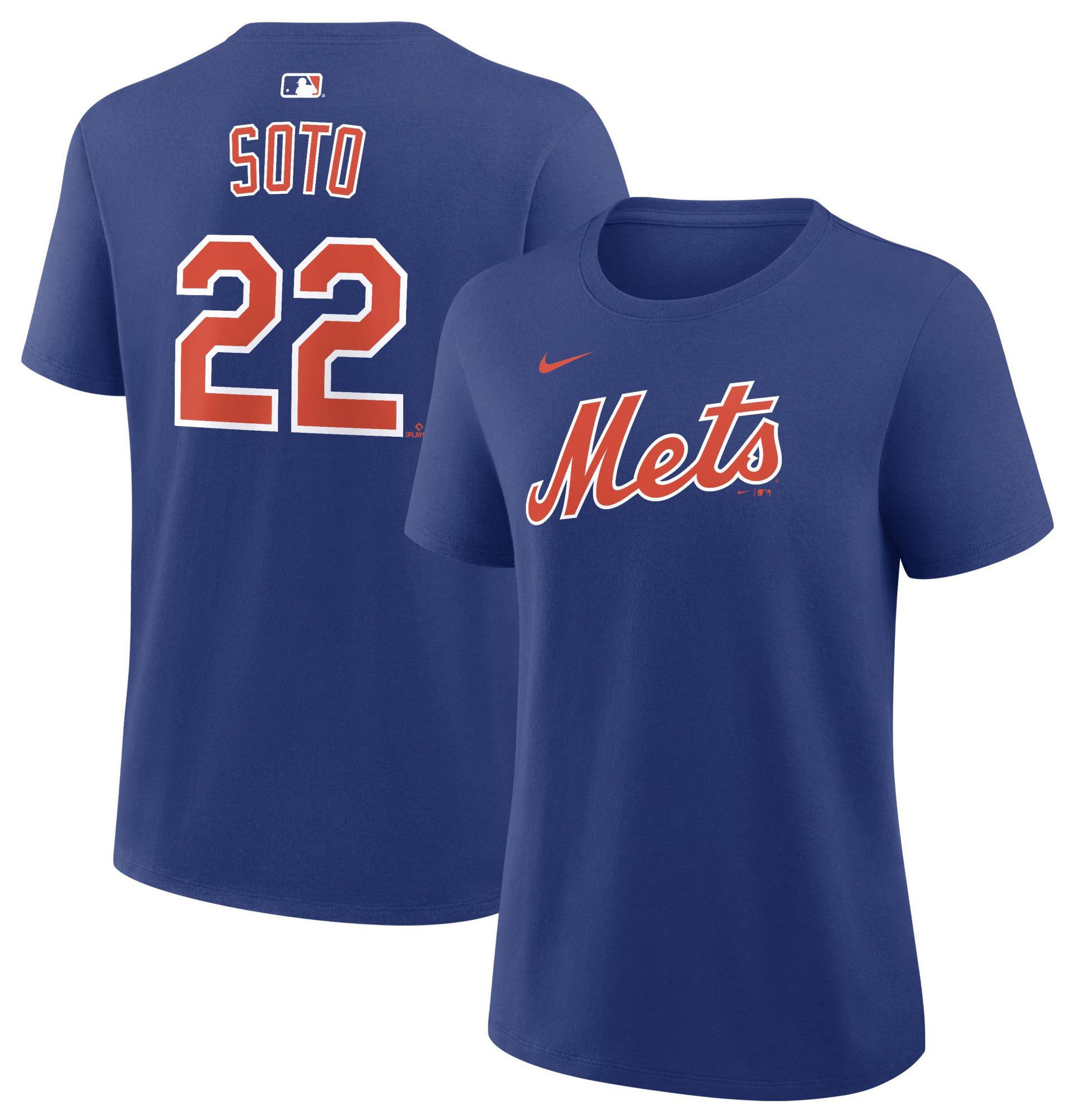 Nike Women's New York Mets Juan Soto #22 Blue Home T-Shirt