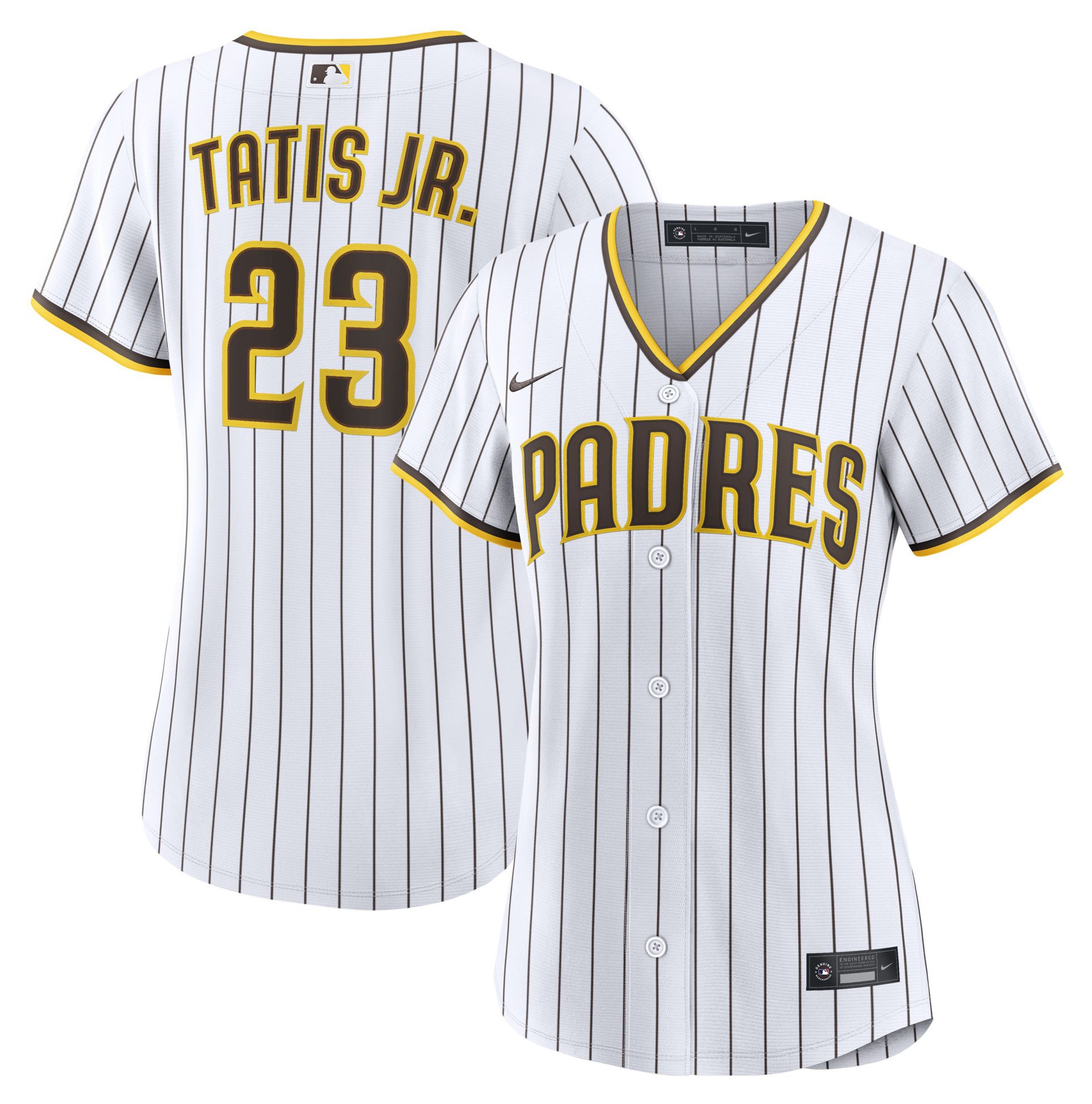 Nike Women's San Diego Padres Fernando Tatis Jr. #23 White Home Replica Jersey