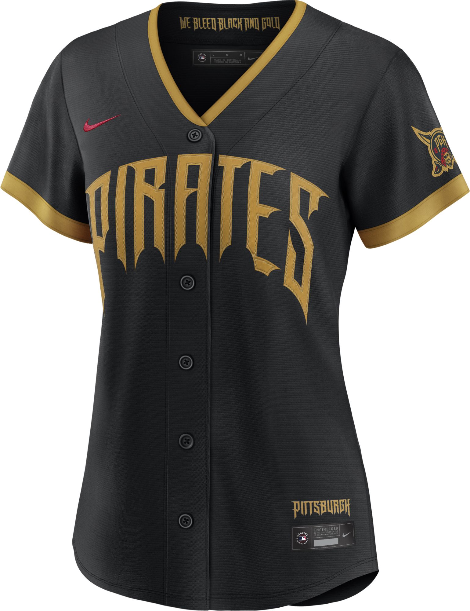 Nike Women's Pittsburgh Pirates Blank 2026 City Connect Stadium Jersey