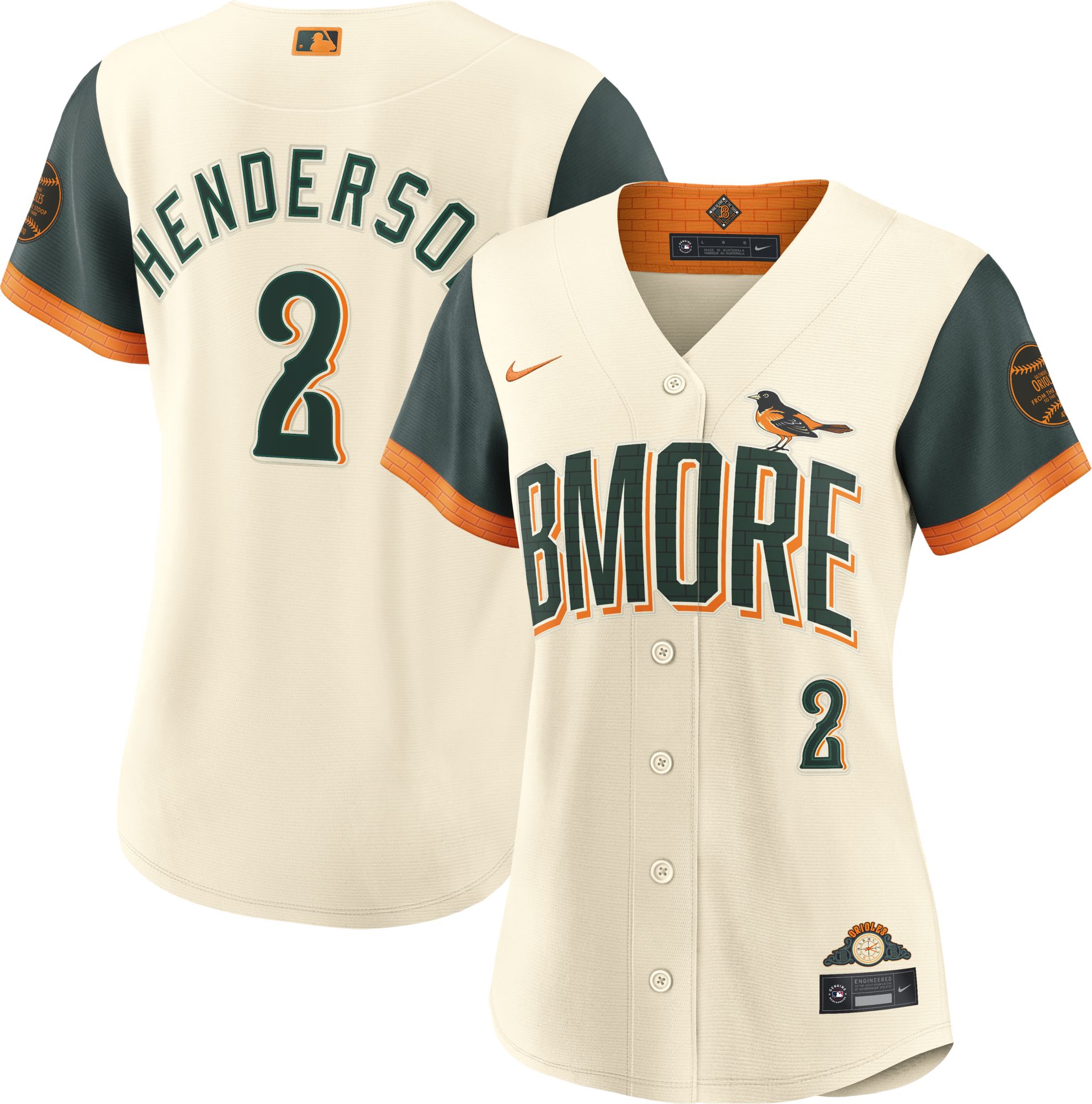 Nike Women's Baltimore Orioles Gunnar Henderson #2 2026 City Connect Stadium Jersey