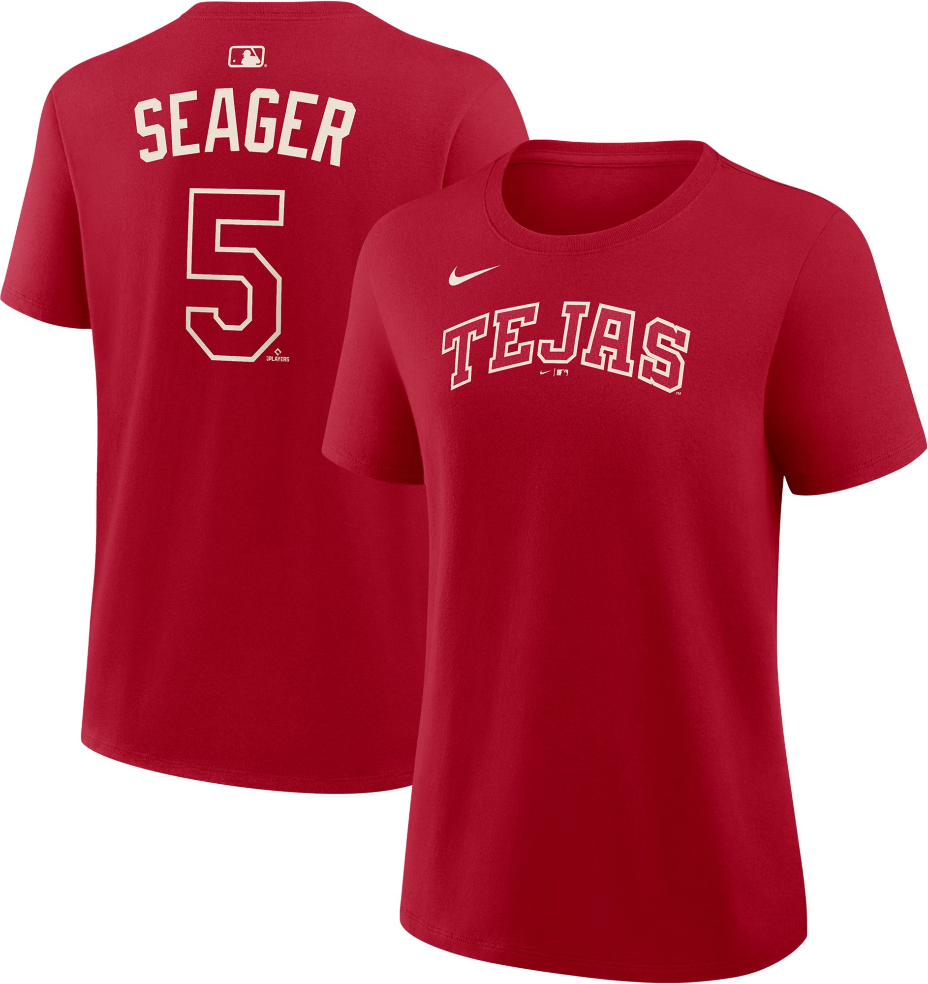 Nike Women's Texas Rangers 2026 City Connect Corey Seager #5 T-Shirt