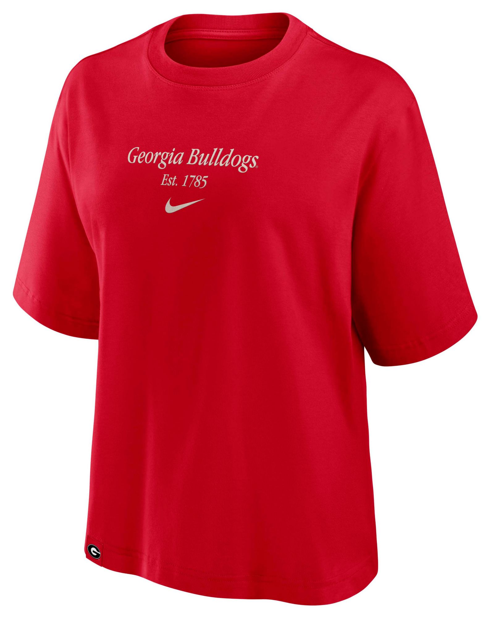 Nike Women's Georgia Bulldogs University Red Tag Box T-Shirt