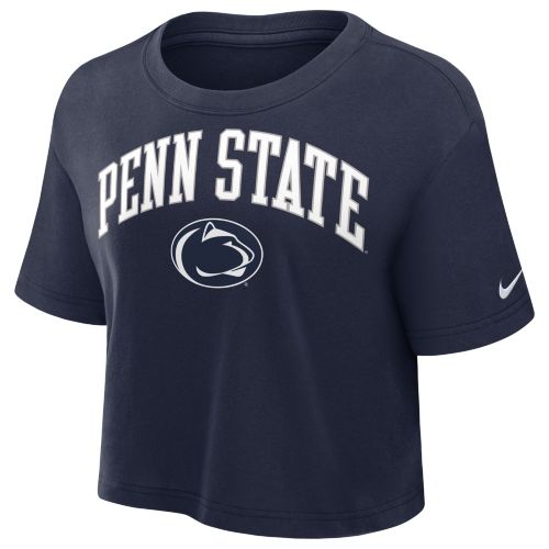 Nike Women's Penn State Nittany Lions College Navy Cropped