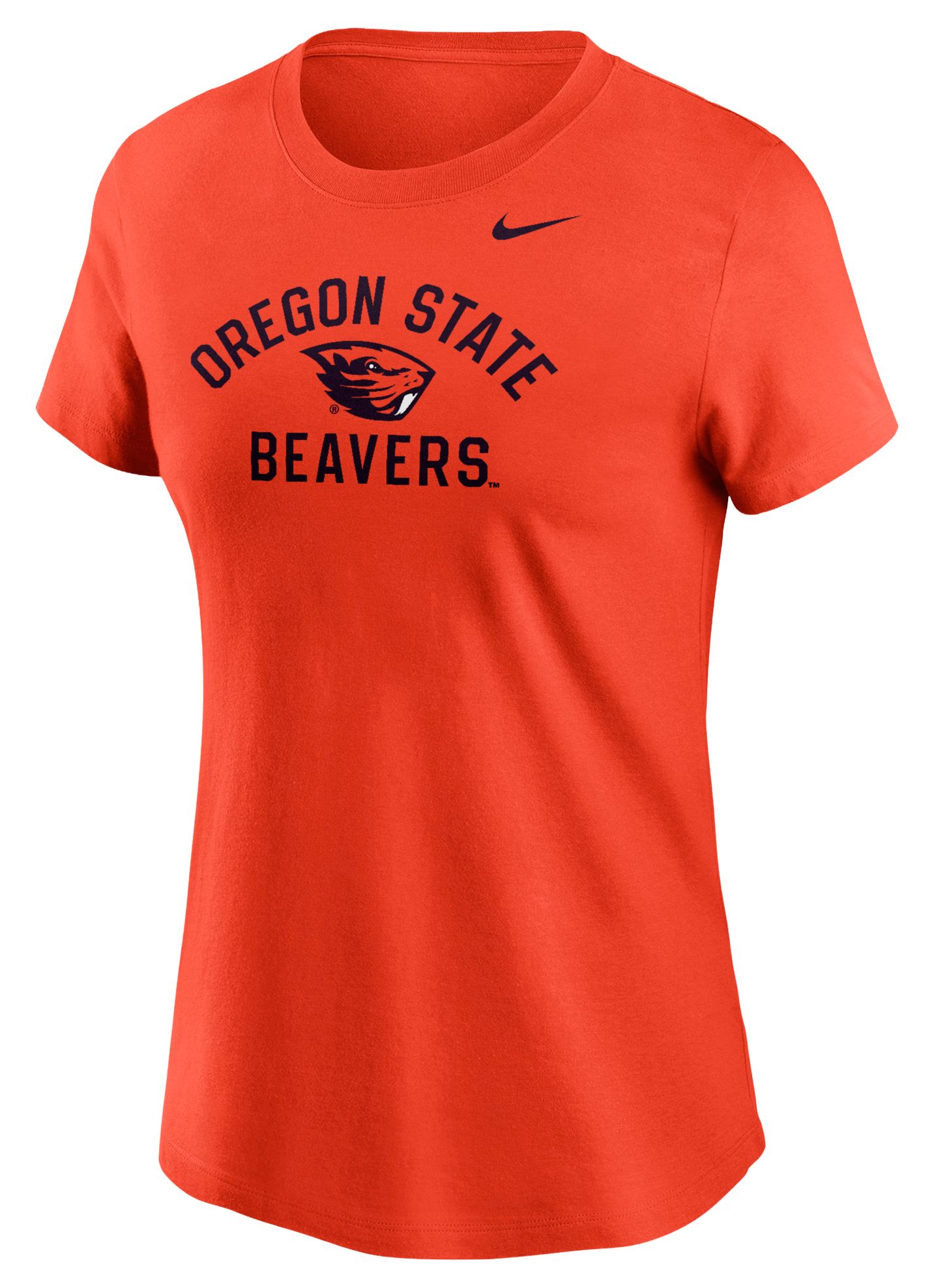 Nike Women's Oregon State Beavers Team Orange Cotton T-Shirt