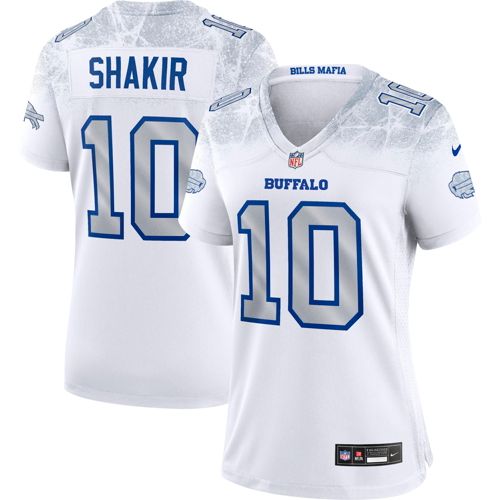 NFL Team Apparel Women's Buffalo Bills Black Fraction Leggings