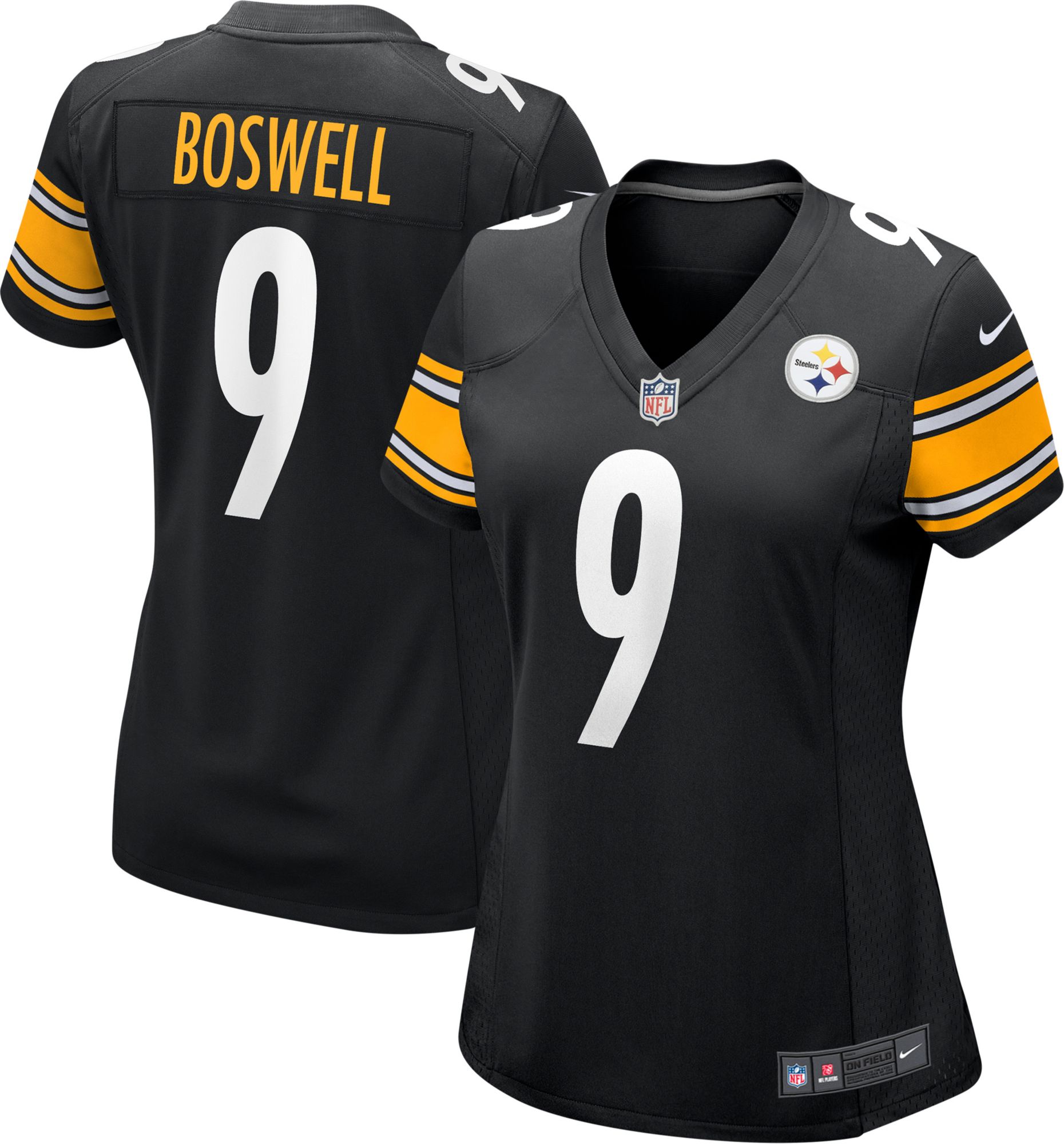 Nike Women's Pittsburgh Steelers Chris Boswell #9 Black Game Jersey