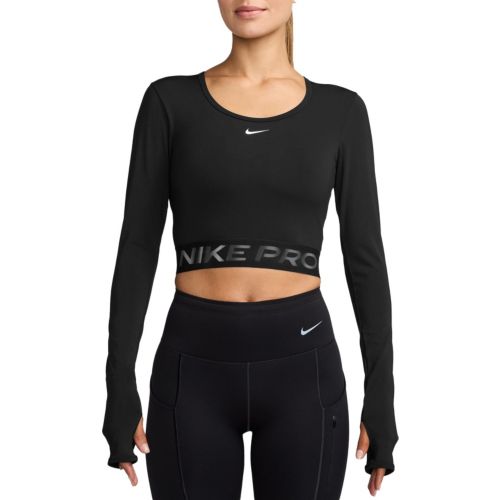 Nike Women's Pro Dri-FIT Cropped Long-Sleeve Top | Dick's