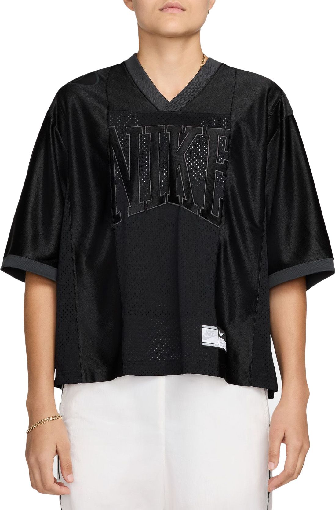 Nike Women's Sportswear Street Oversized Short-Sleeve Graphic Jersey