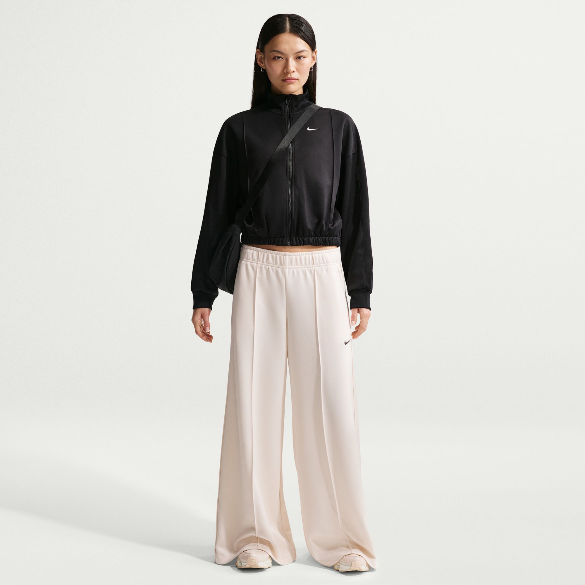 Nike Women's Sportswear Mid-Rise Wide-Leg Track Pants