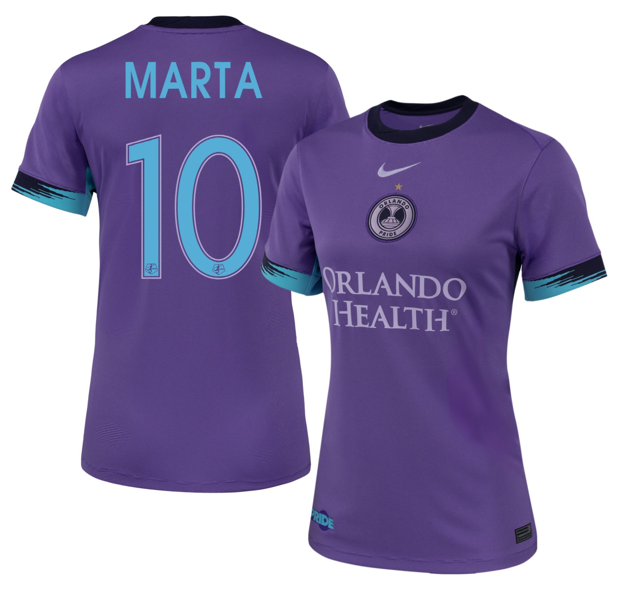 Nike Women's Orlando Pride Marta #10 Purple Away Replica Jersey