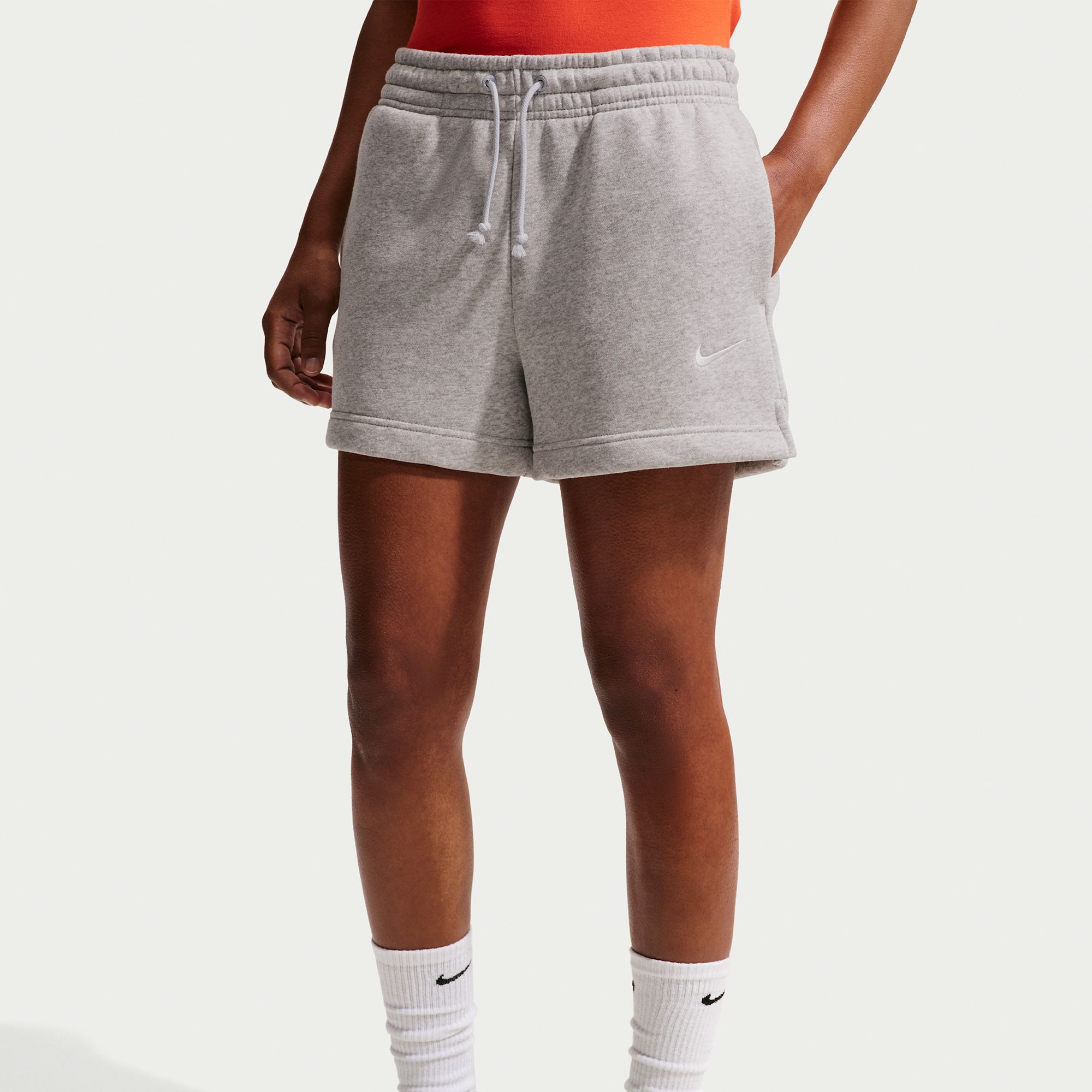 Nike Women's Sportswear Phoenix Fleece Mid-Rise 4" Shorts