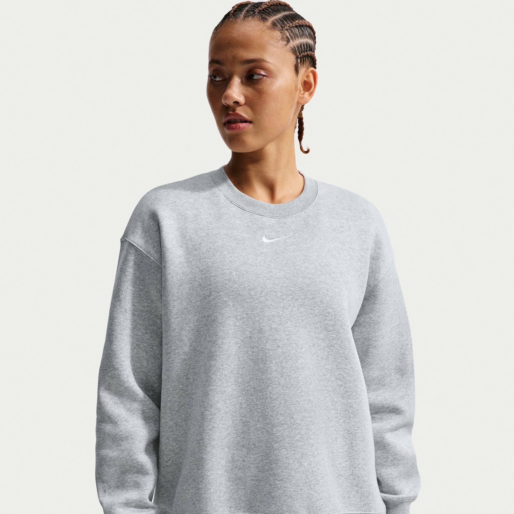 Nike Women's Sportswear Phoenix Fleece Oversized Crew-Neck Sweatshirt