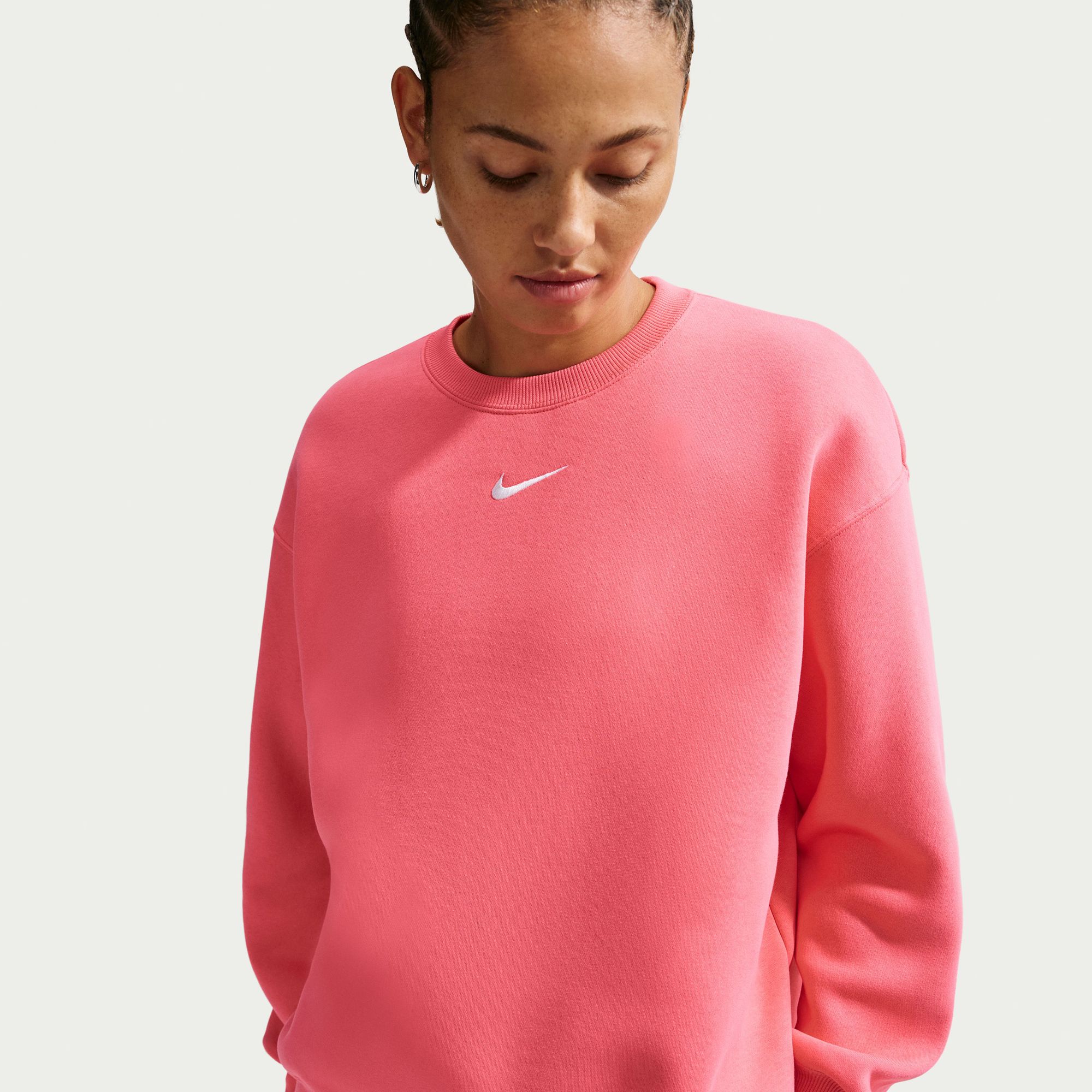 Nike Women's Sportswear Phoenix Fleece Oversized Crew-Neck Sweatshirt