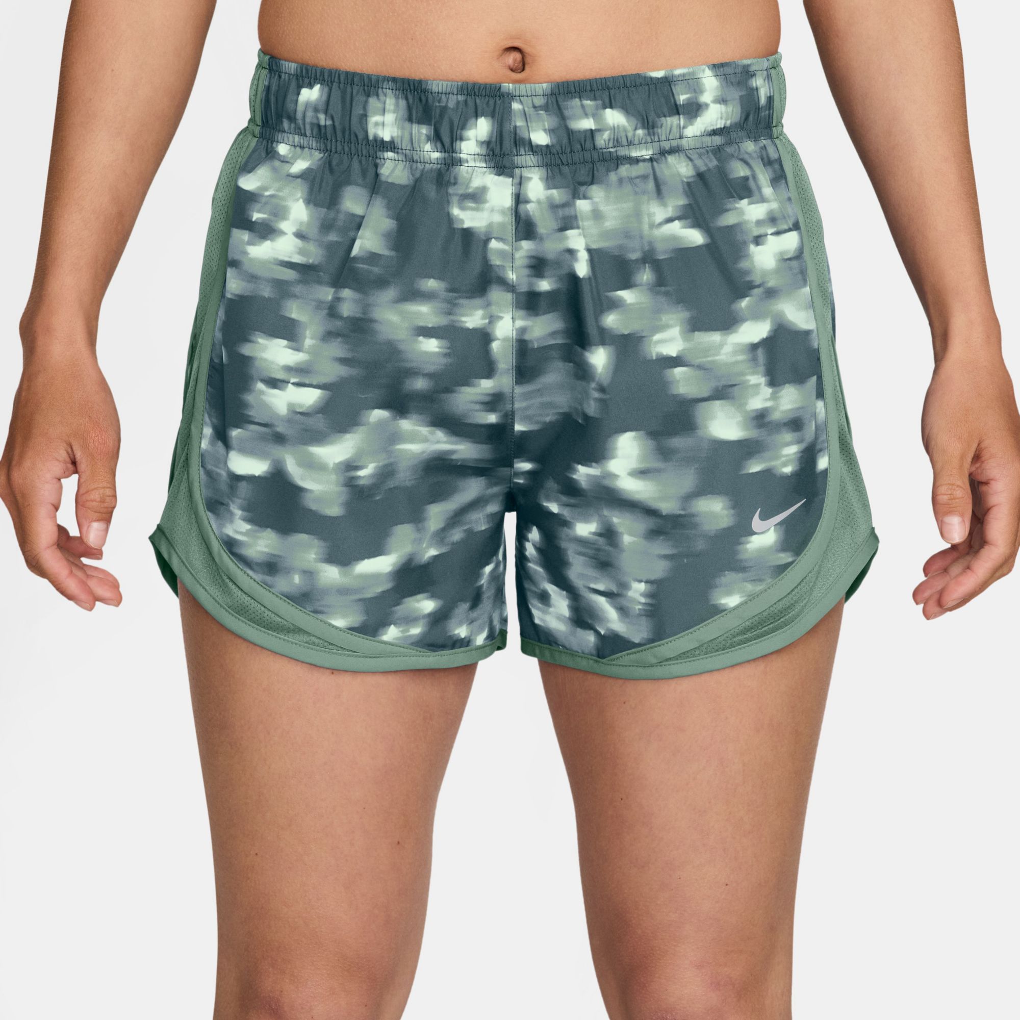 Nike Women's Tempo Mid-Rise 3" Brief-Lined Printed Running Shorts