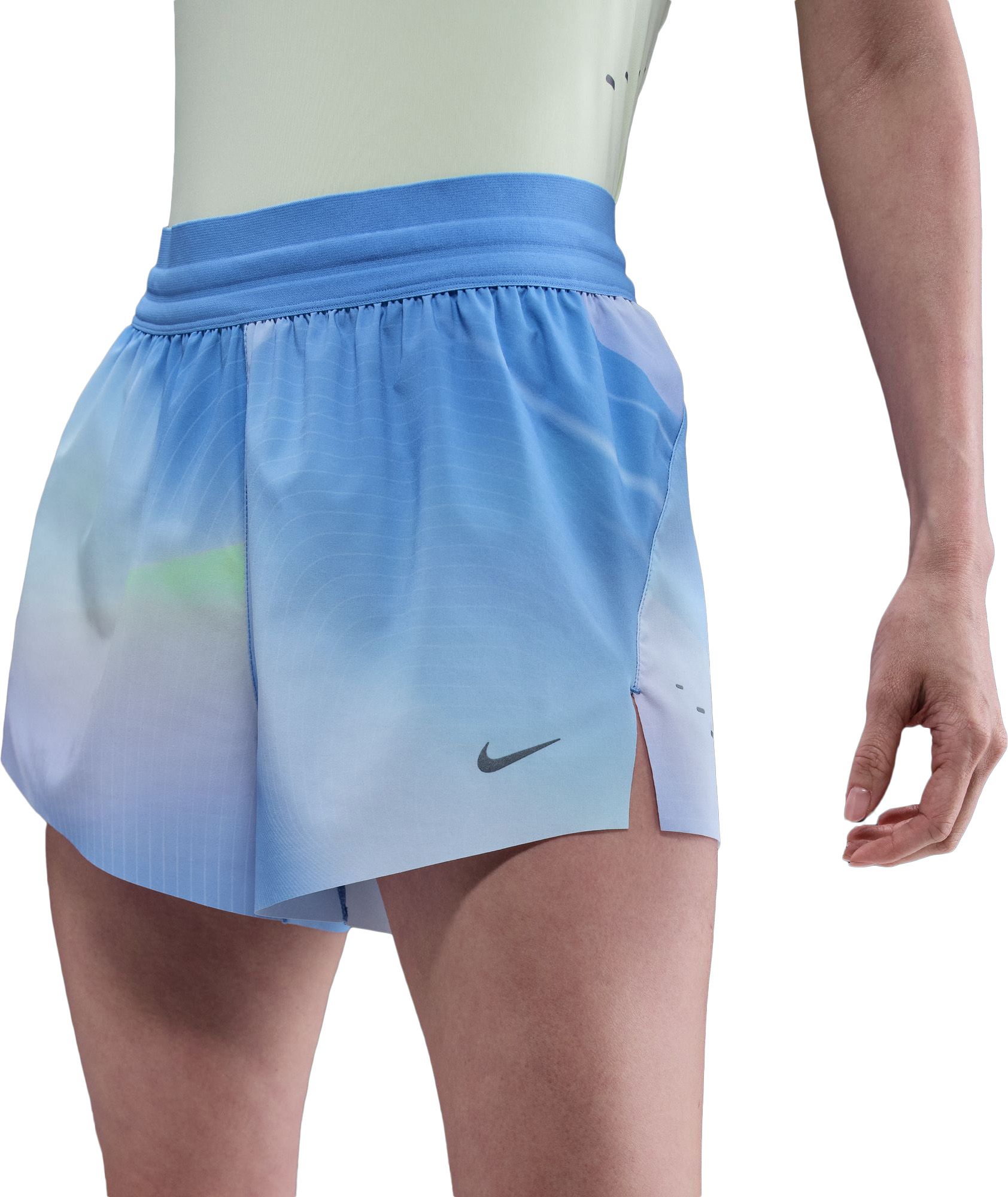 Nike Women's Swift Dri-FIT Mid-Rise 2.5" Brief-Lined Running Shorts