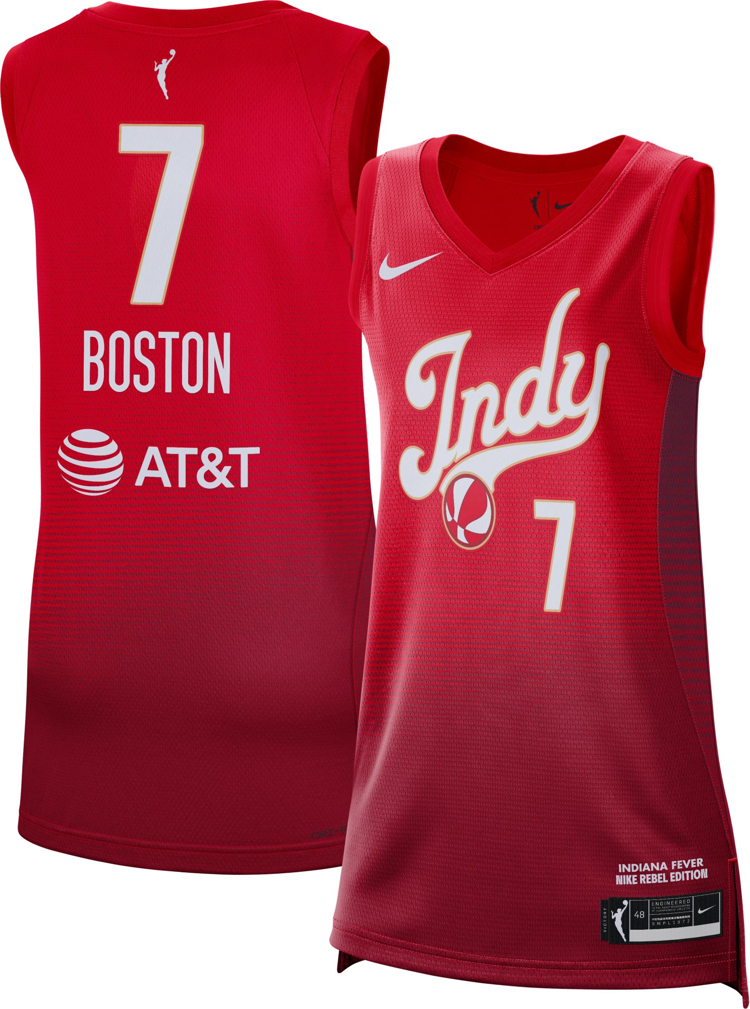 Nike Adult Indiana Fever Aliyah Boston Rebel Jersey