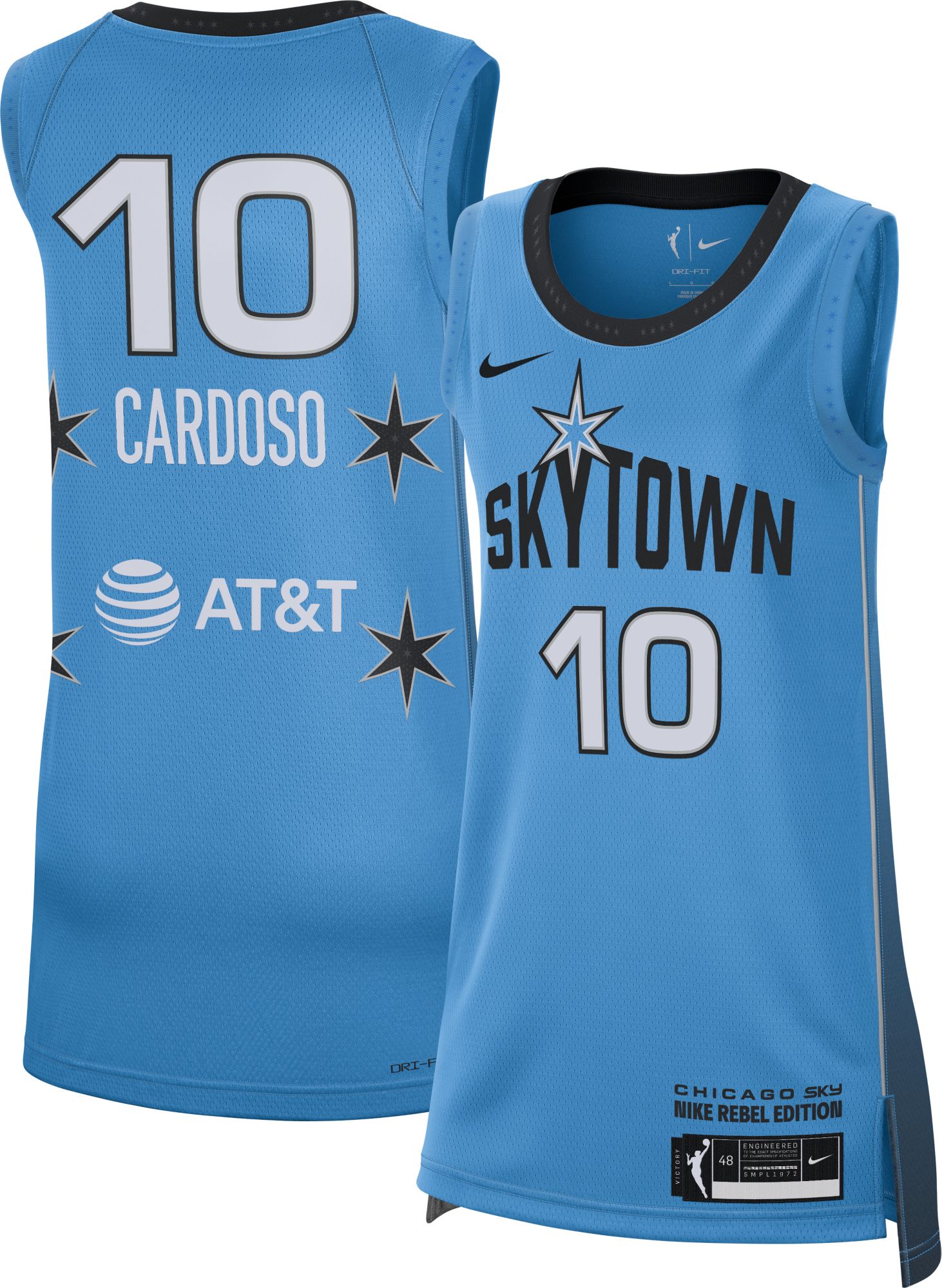 Nike Adult Chicago Sky Blue Kamilla Cardoso Rebel Jersey