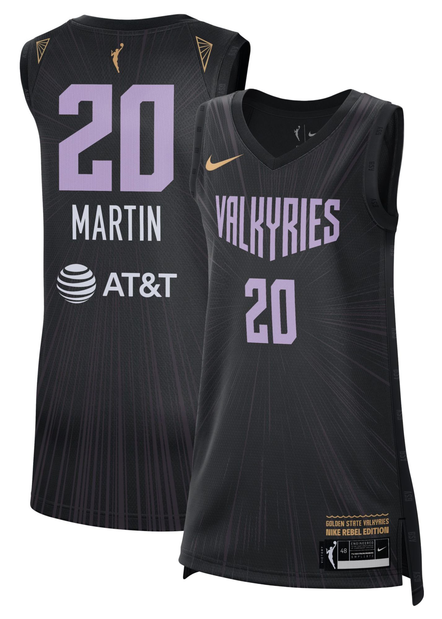 Nike Women's Golden State Valkyries Black Replica Jersey