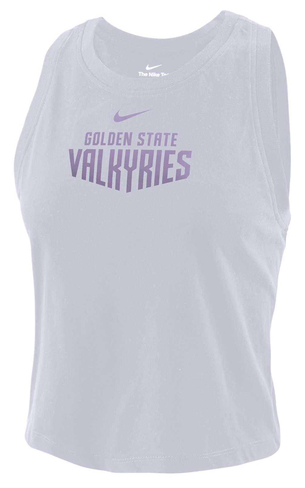 Nike Women's Golden State Valkyries White Cropped Tank Top