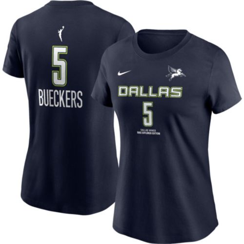 Nike Adult Dallas Wings Paige Bueckers #5 Navy Explorer T