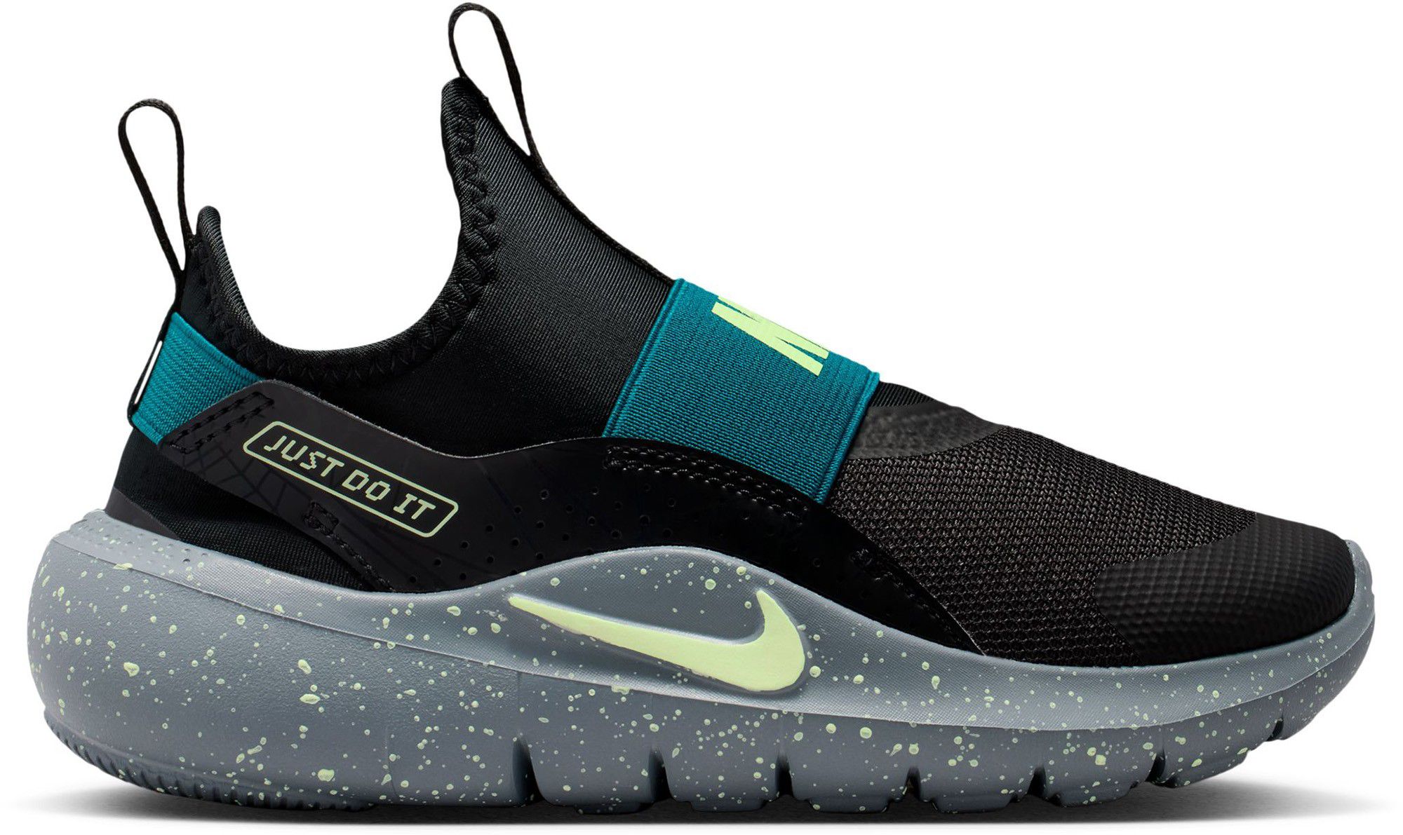 Nike Kids' Preschool Flex Runner 4 Shoes, Boys', Size 2.5, Black/Volt/Bright Spruce