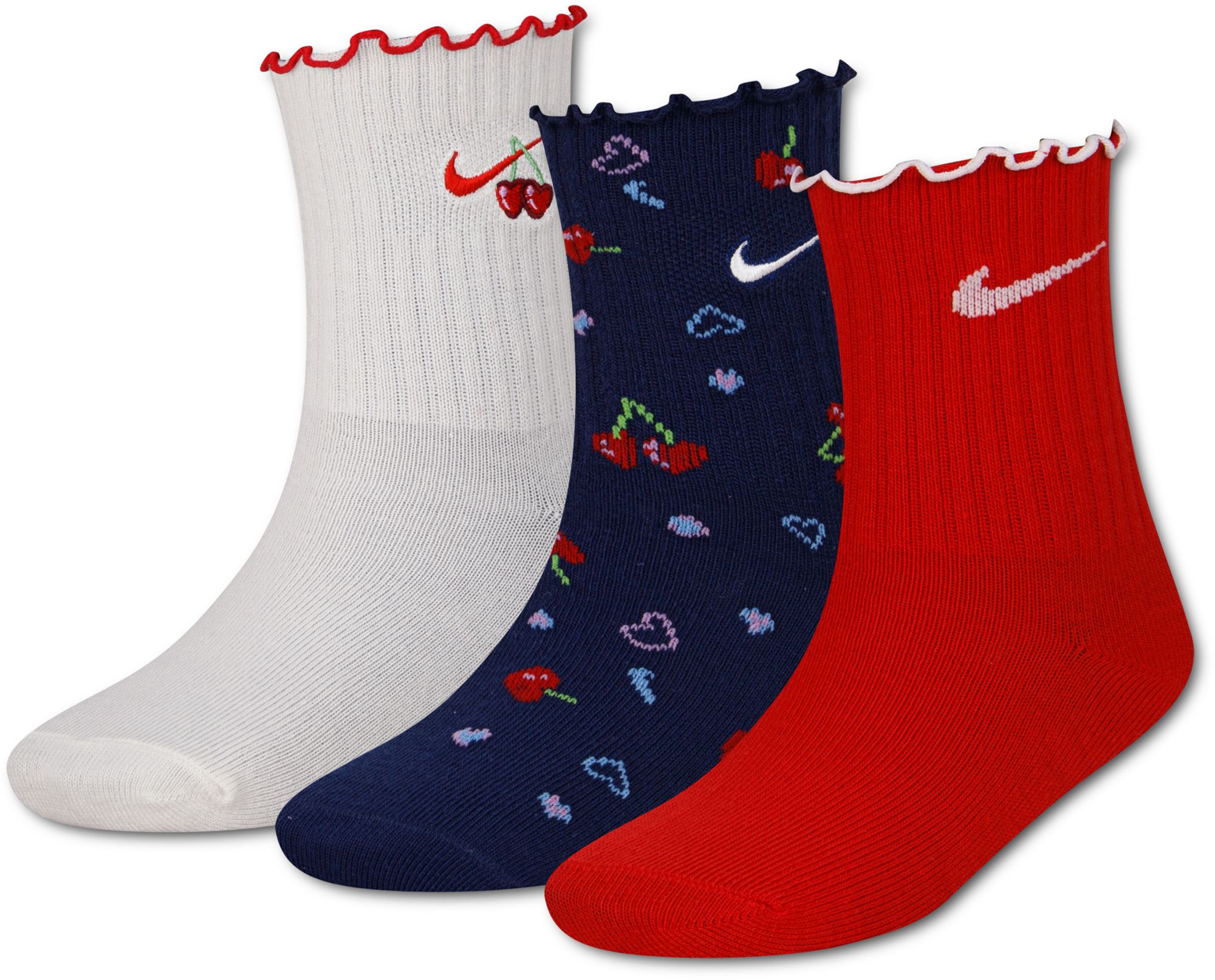 Nike NHG Cherry Lettuce Micro Crew Socks