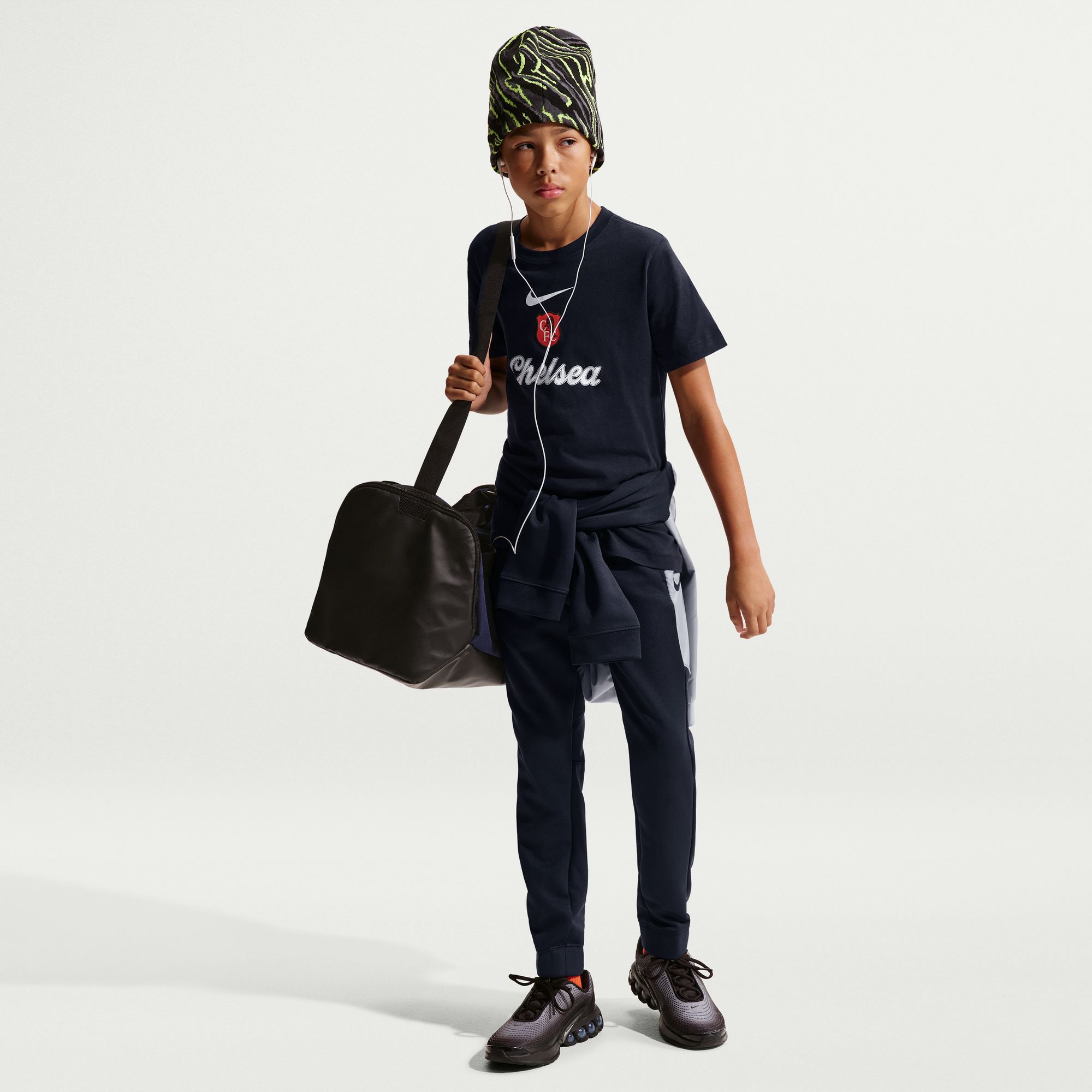 Nike Youth Chelsea FC Pitch Blue 2025 Graphic T-Shirt