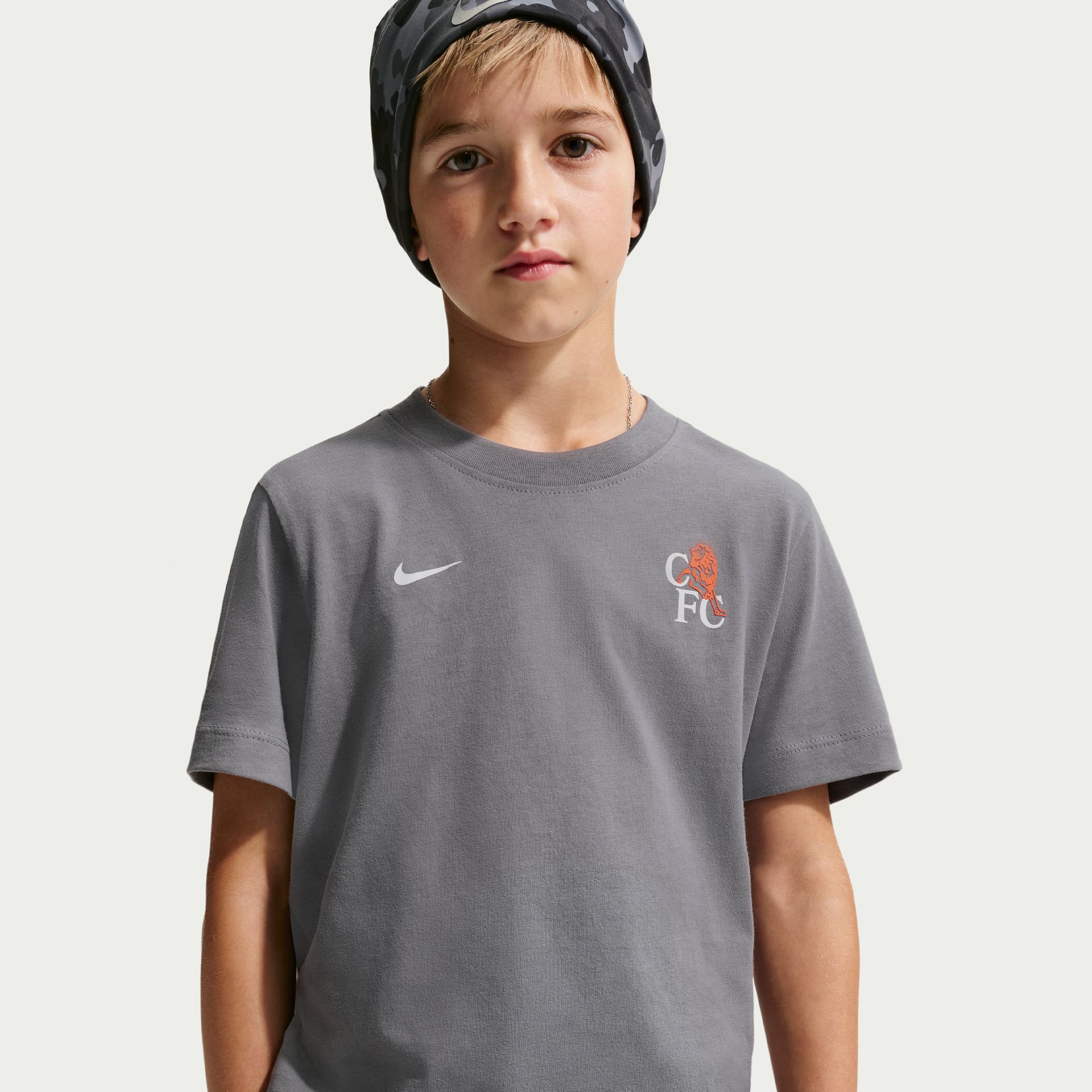 Nike Youth Chelsea FC Cool Gray 2025 Peak T-Shirt