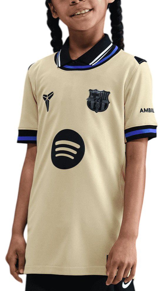 Nike Youth FC Barcelona x Kobe Bryant 2025-26 Away Replica Jersey