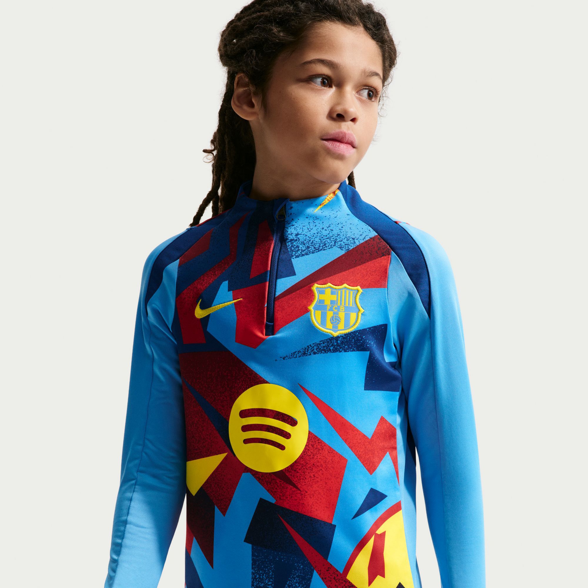 Nike Youth FC Barcelona 2025-26 Fourth Prematch Jersey