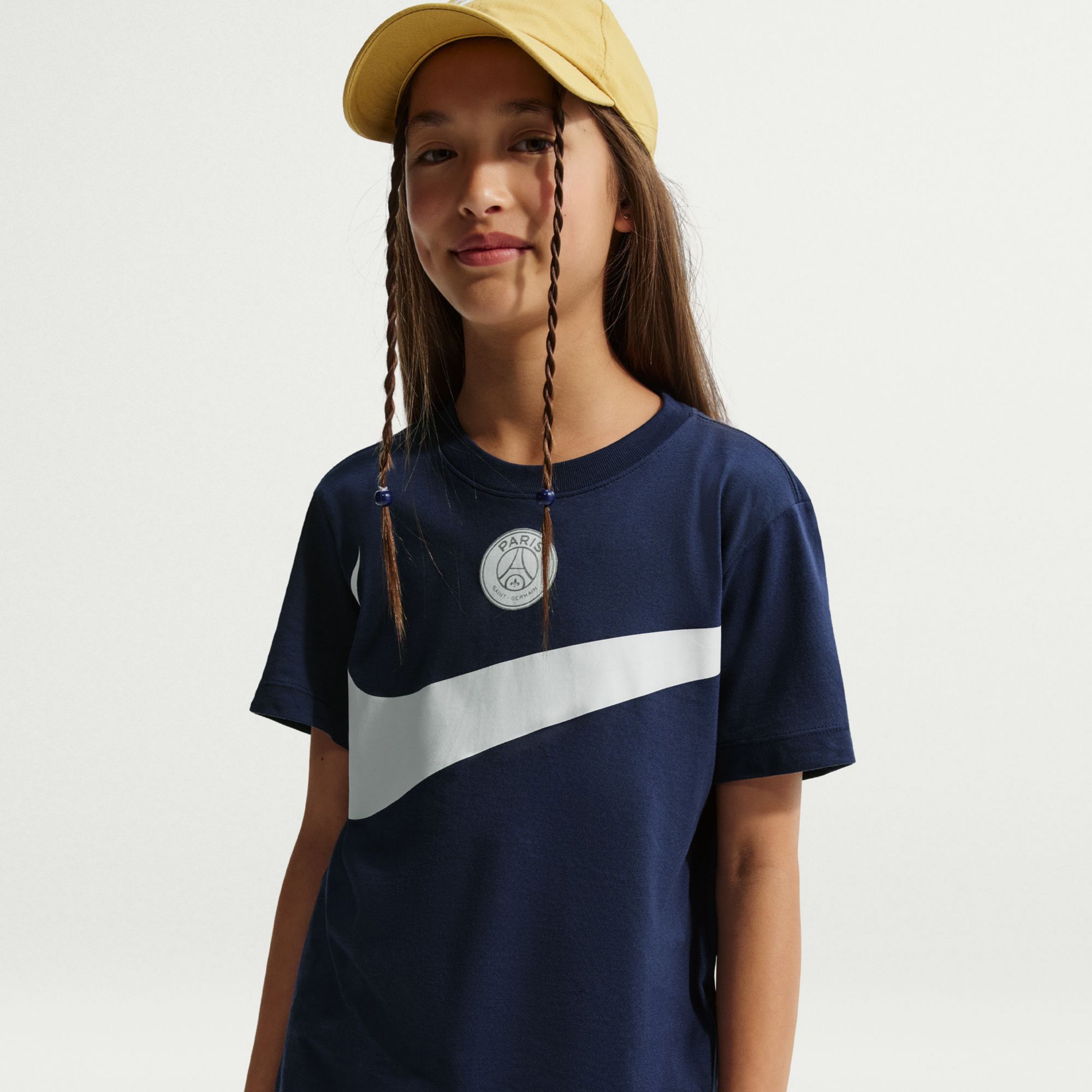 Nike Youth Paris Saint-Germain Midnight Navy Fifth T-Shirt