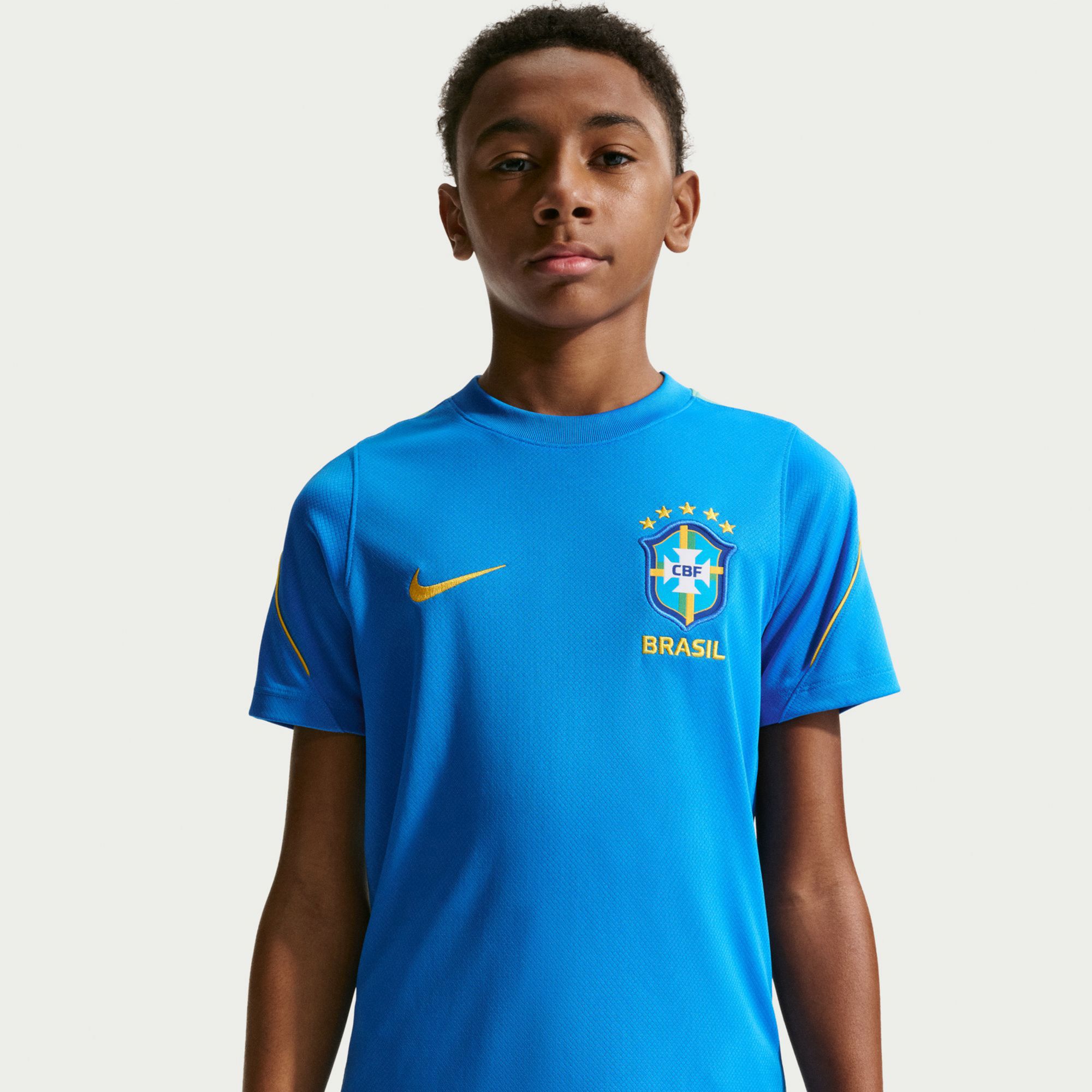 Nike Youth Brazil 2026 Home Strike Training Jersey